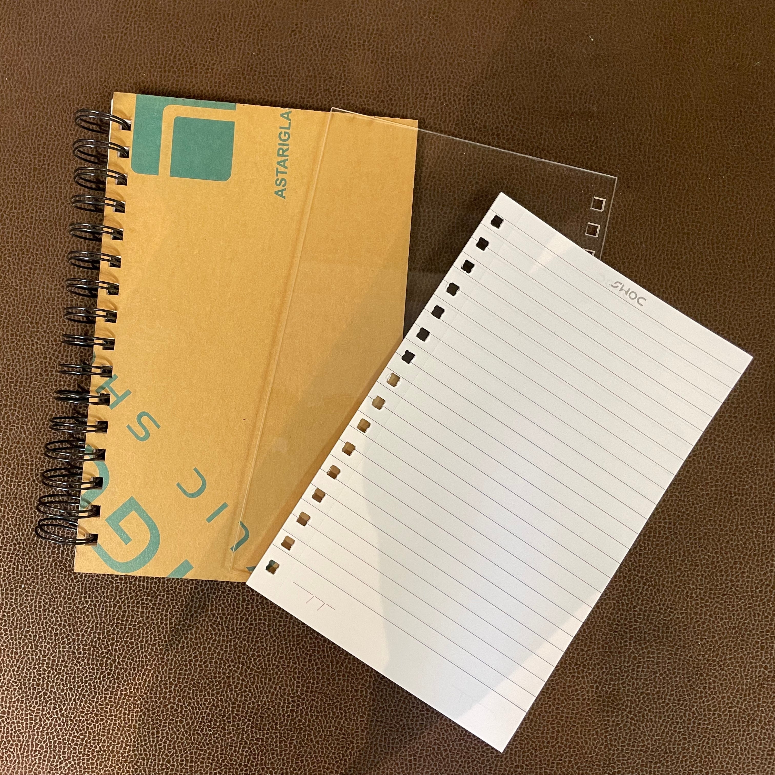 Diary acrylic cutout with pages A6 image 0