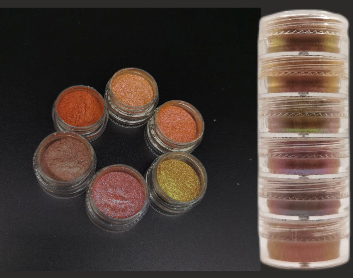 6 in 1 chameleon mica powder set 2 image 0