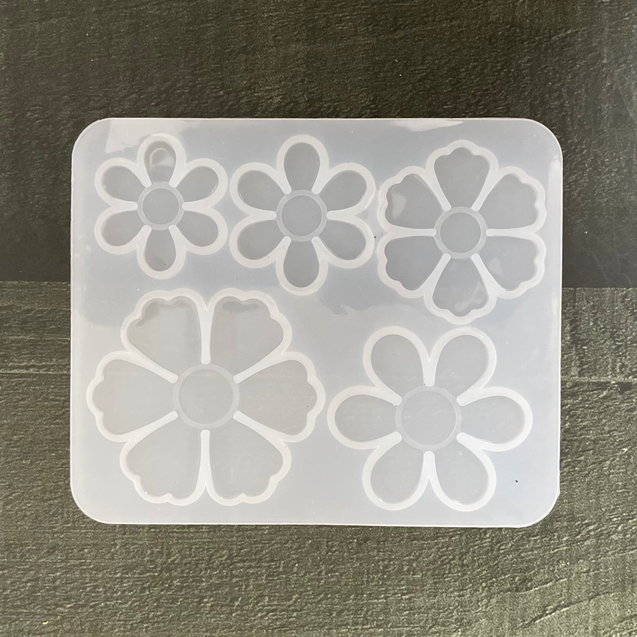 5 cavity flower mould image 0