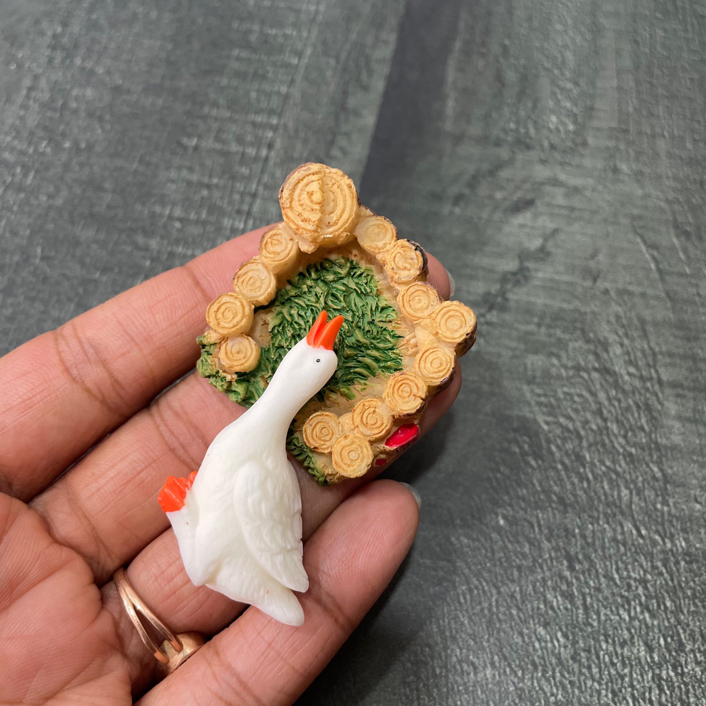Fairy Garden with Swan Miniature 163 image 2