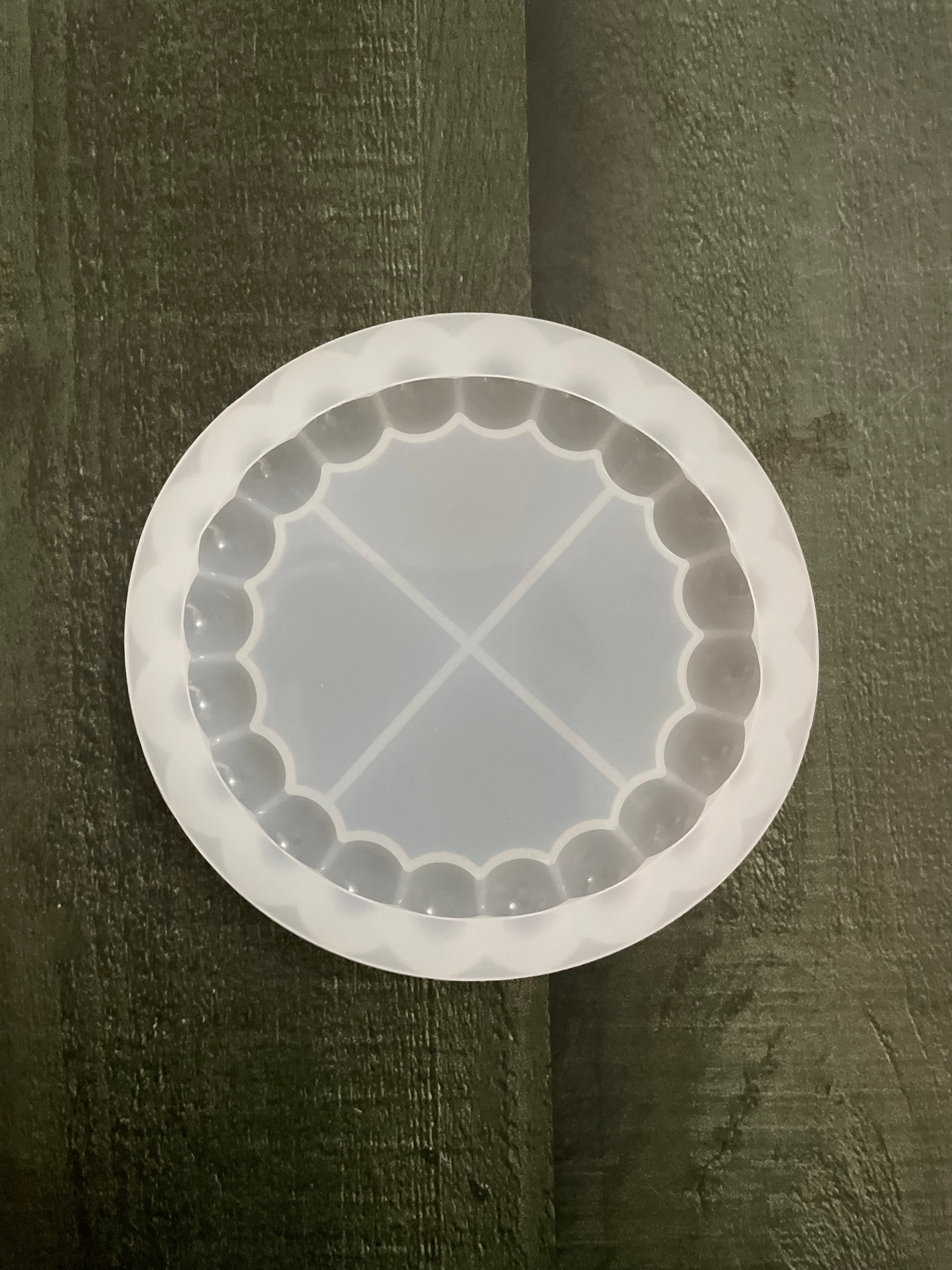Round Shape with Round Bubble Border Mould image 1