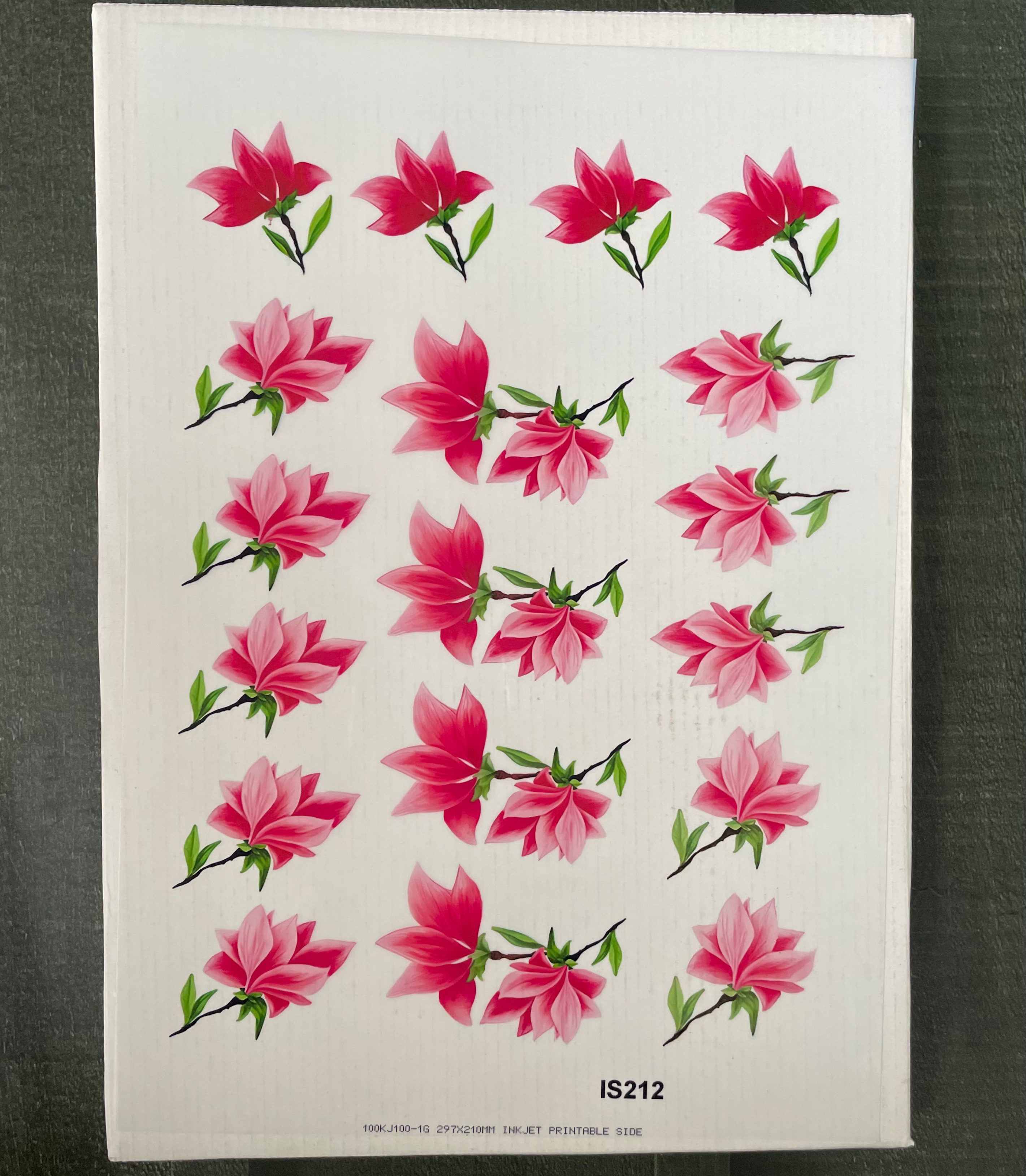 Floral Design Insert Sheet/ Transparent Sheet 2 image 0