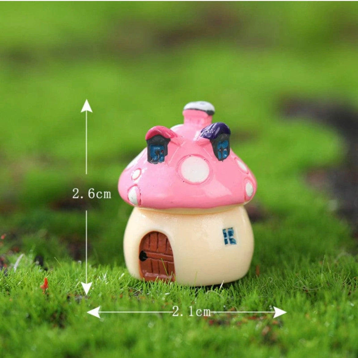 Red Mushroom House Miniature 145 image 1