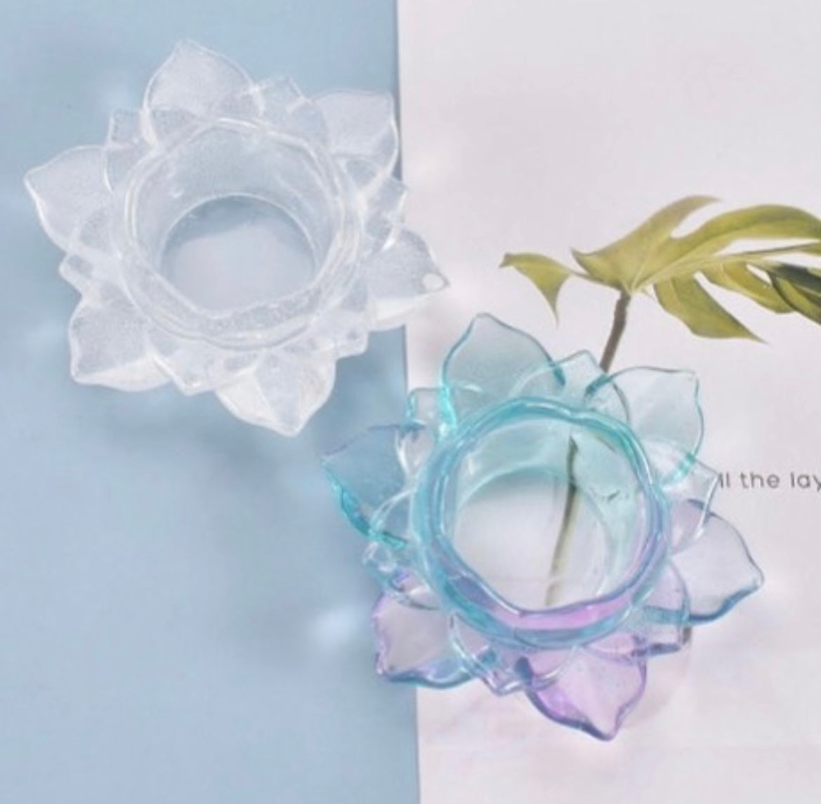 Lotus flower T-holder mould image 2