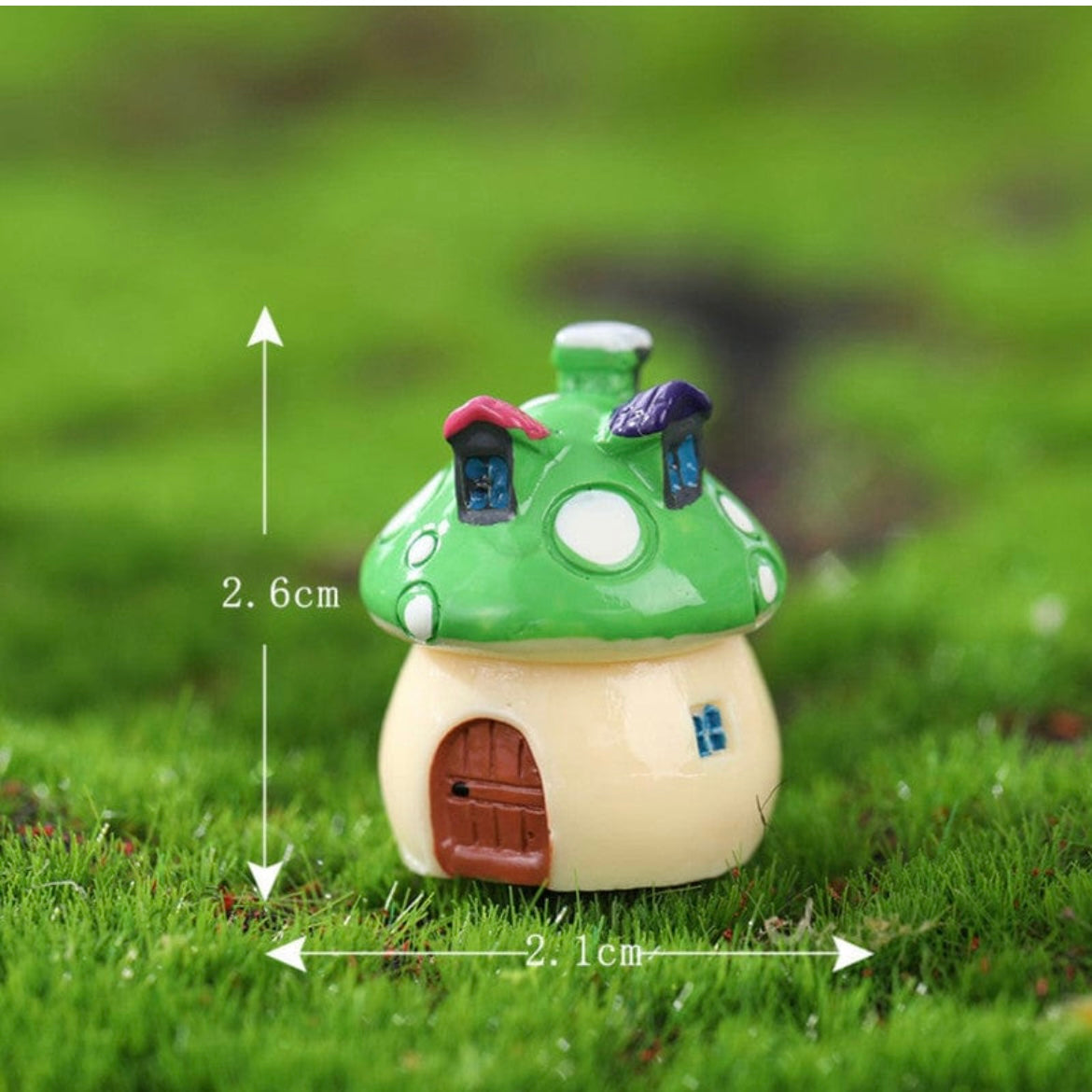 Red Mushroom House Miniature 145 image 3