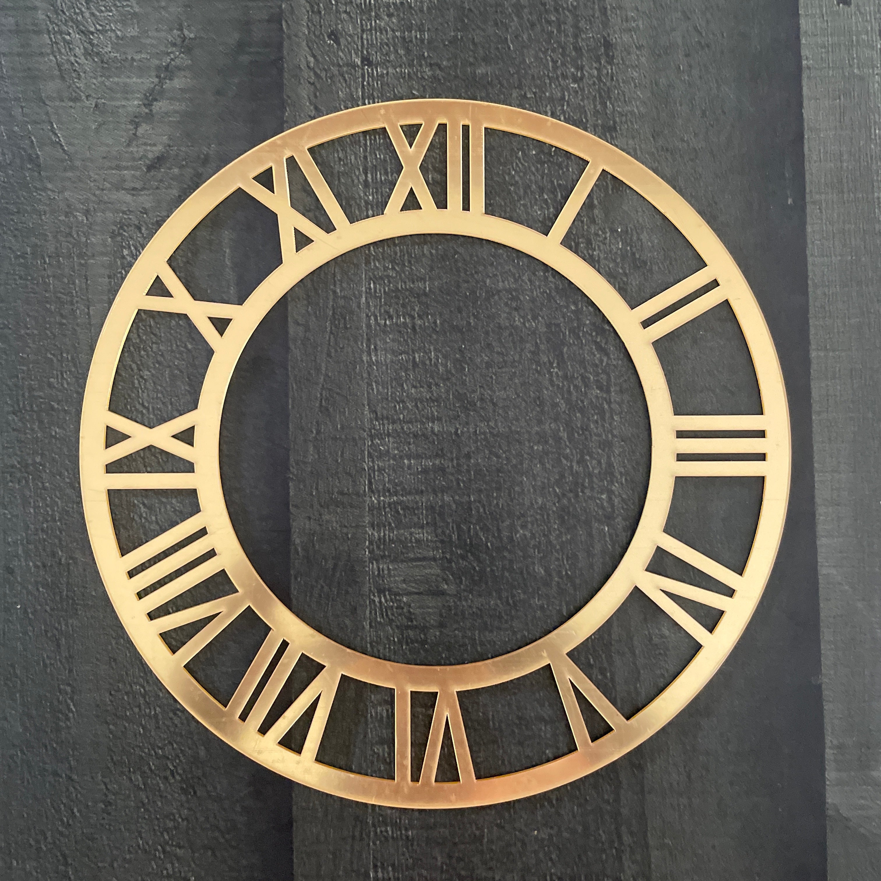 8" Acrylic Roman Ring Clock image 0