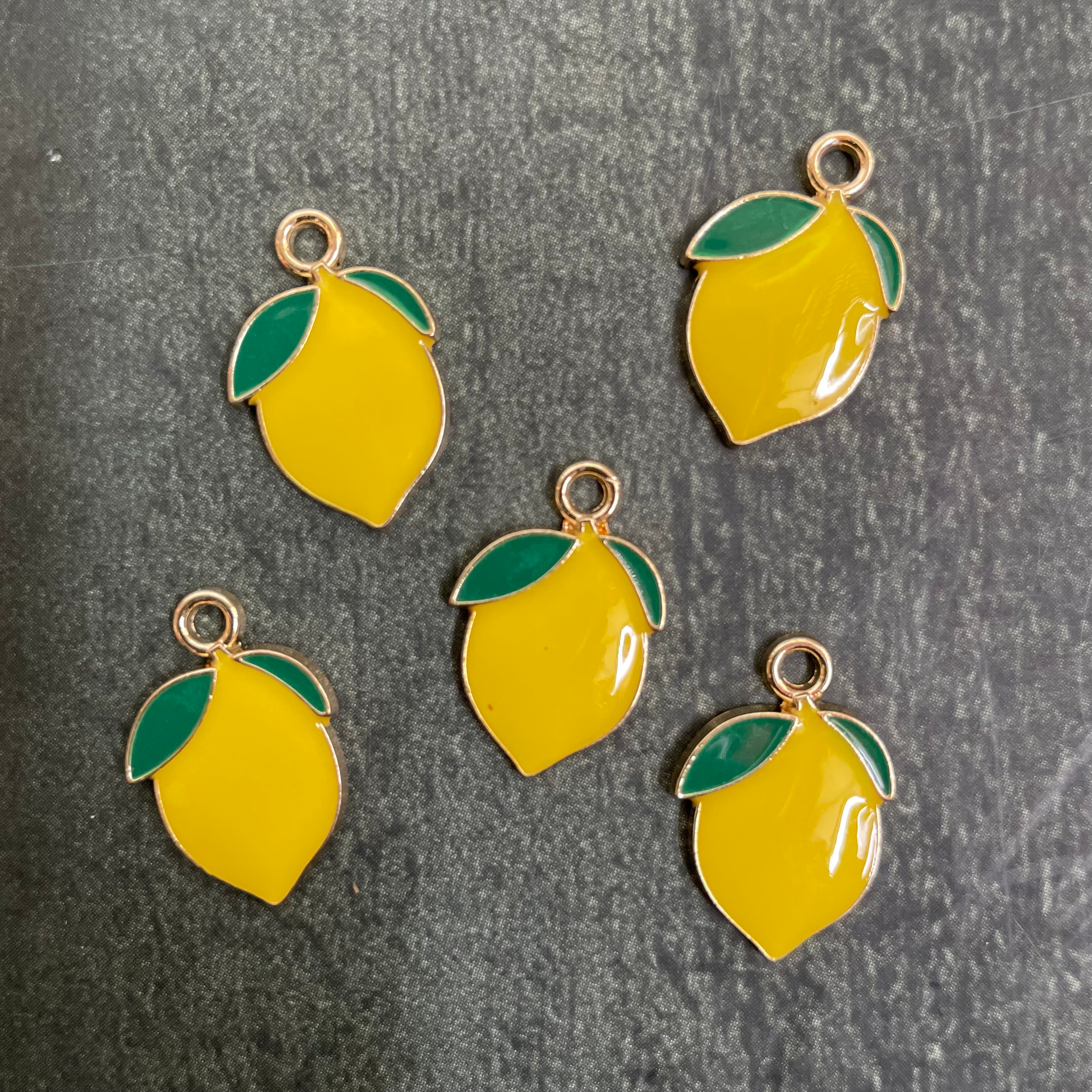 Yellow lemon charm 19 image 0
