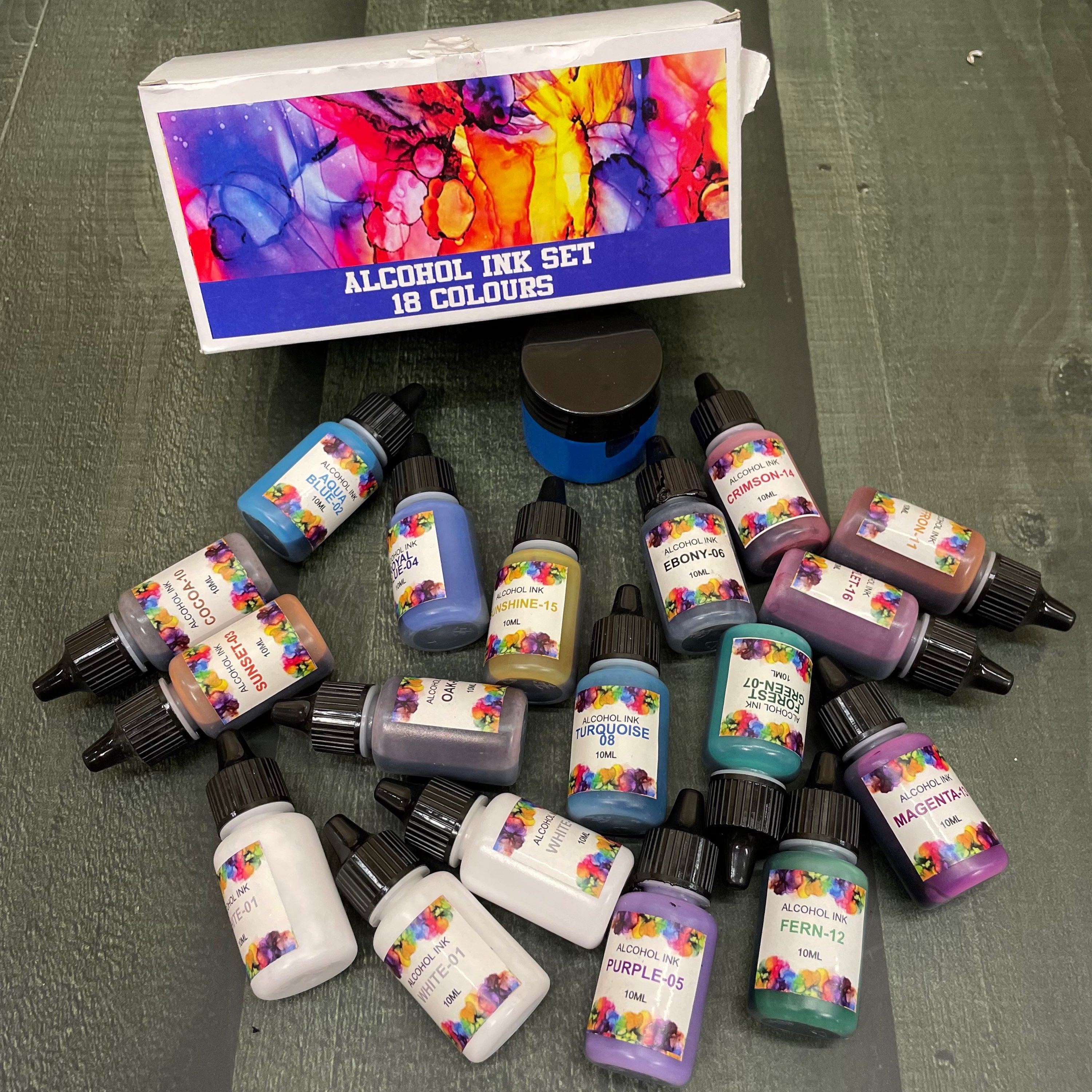 Alcohol ink set of 18 image 1