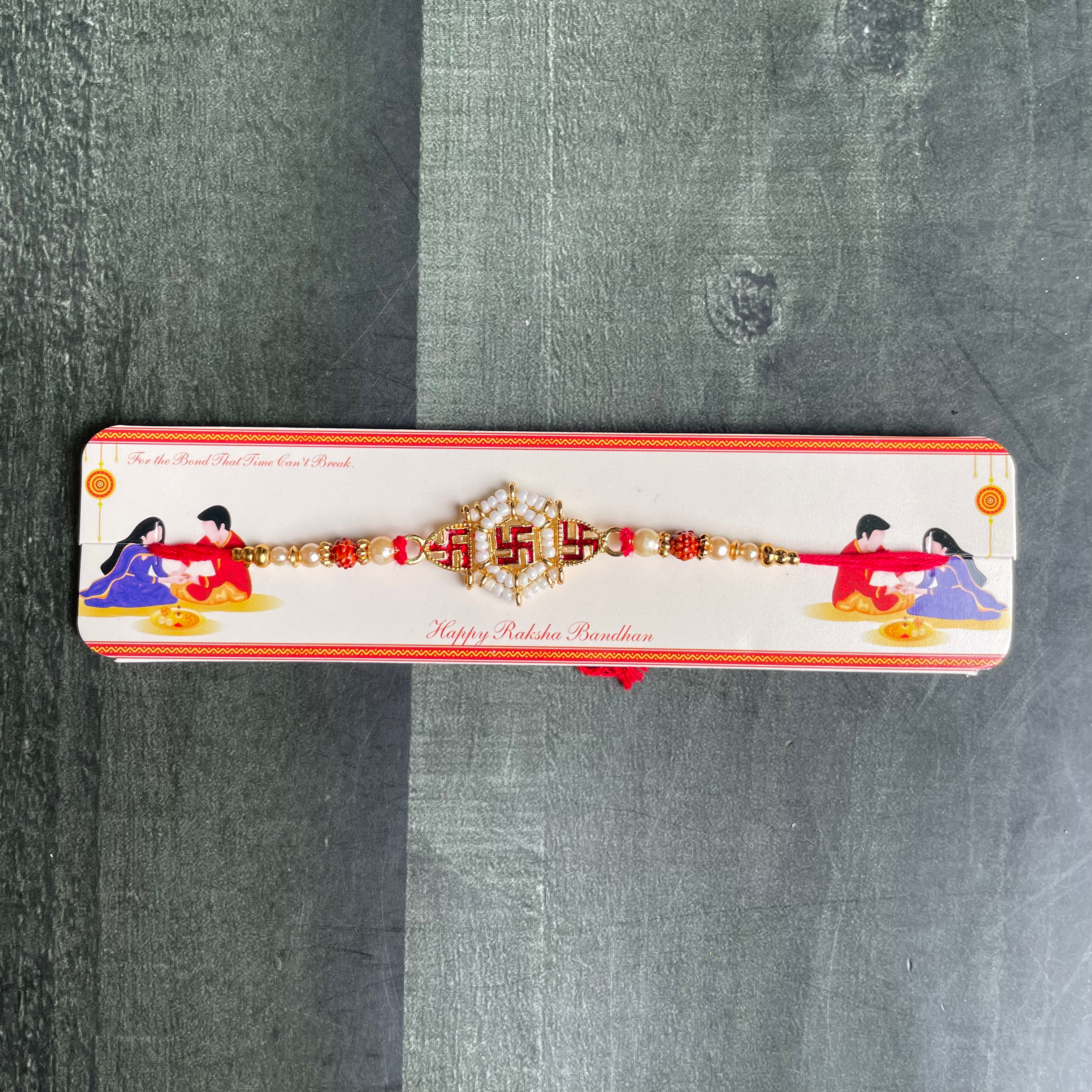 Swastik Rakhi 21 set of 6 image 0