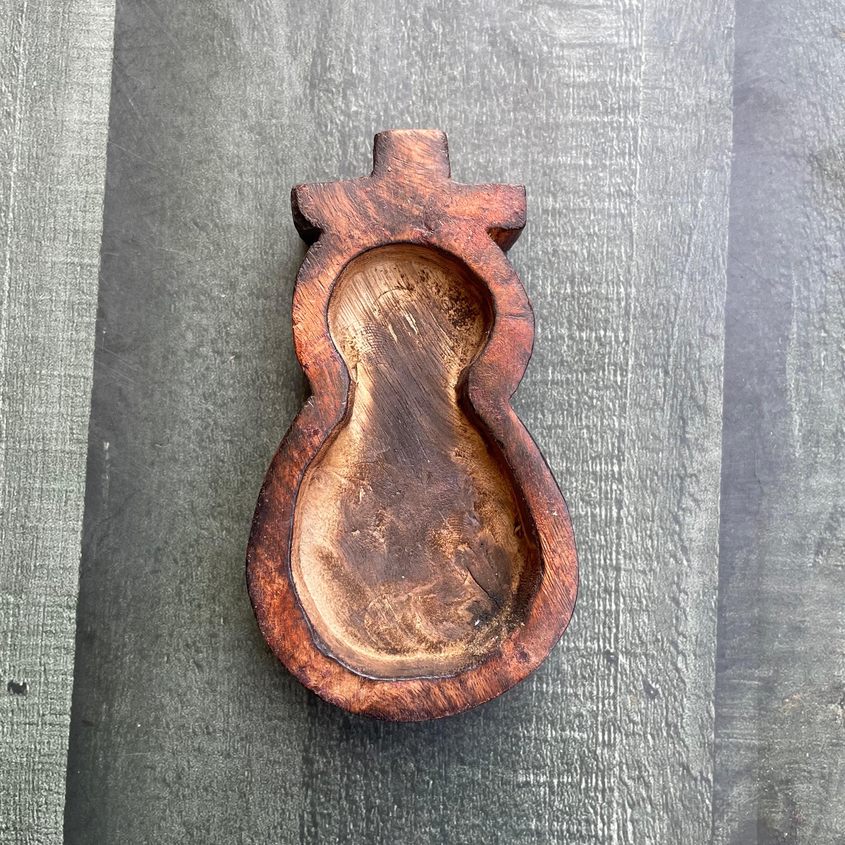 Small Cross Wooden Candle Base  image 0