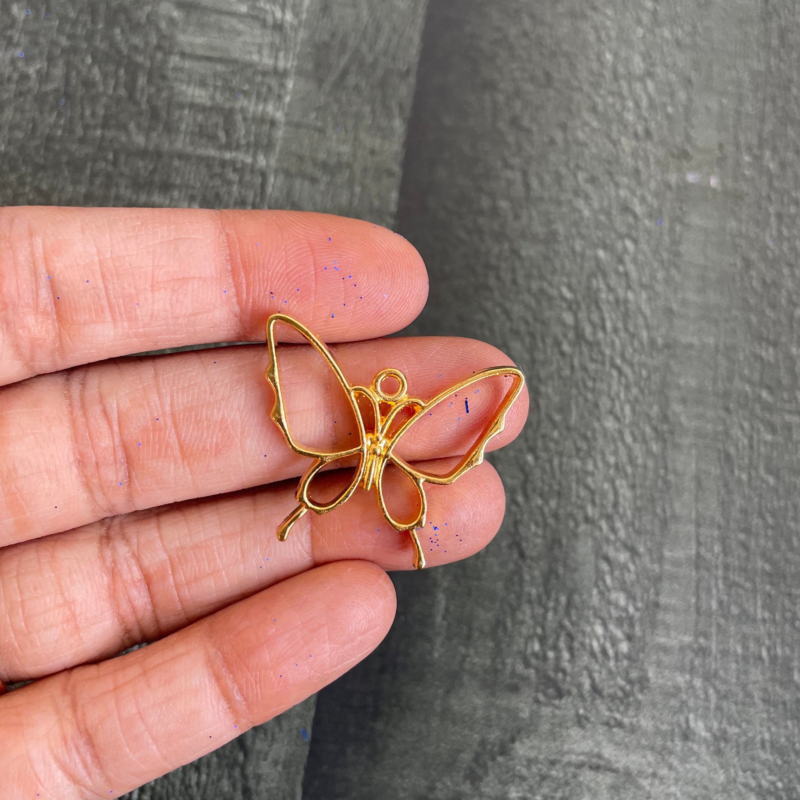 Butterfly shape Golden Bazel 7 image 0