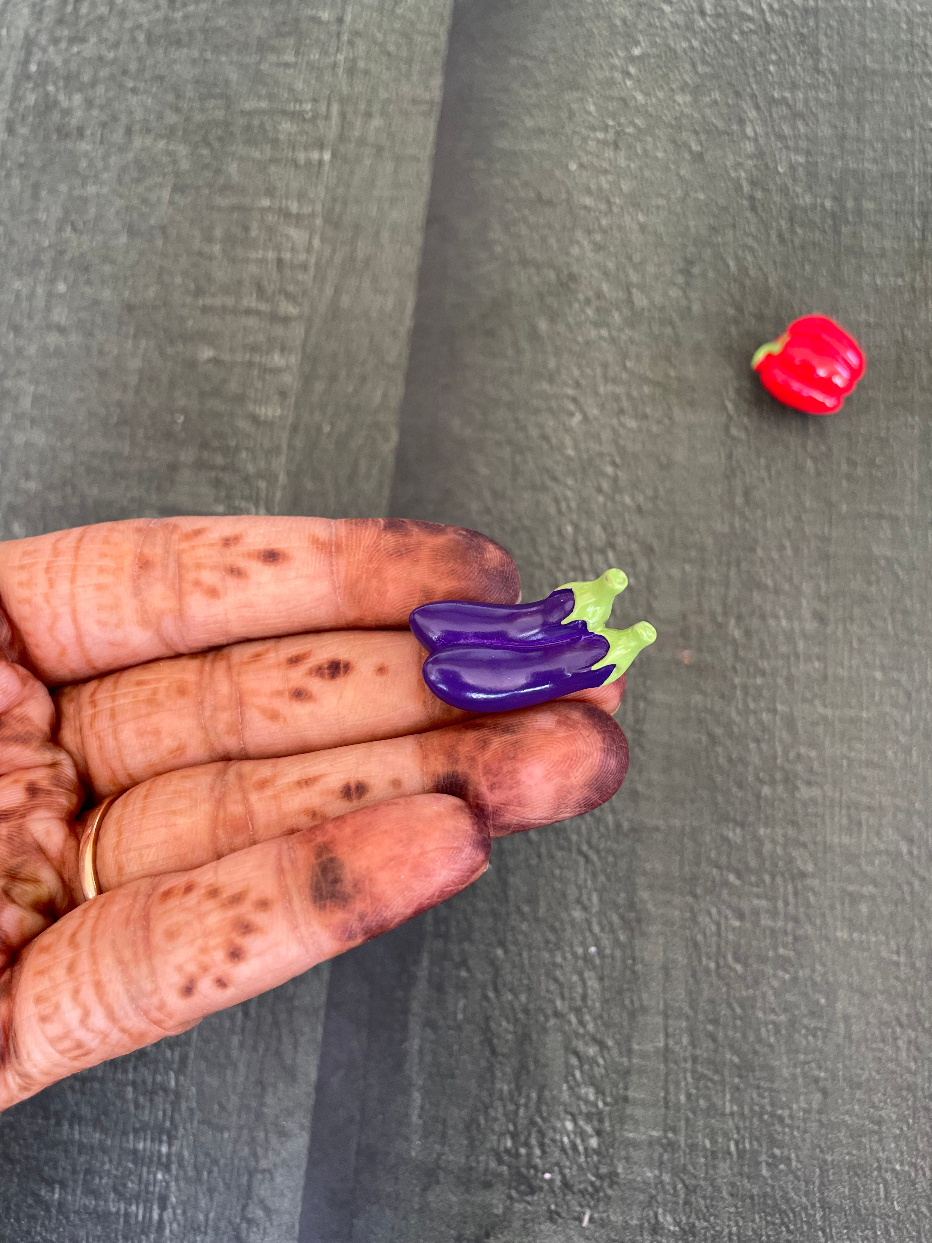 Double Eggplant Miniature 247 image 1