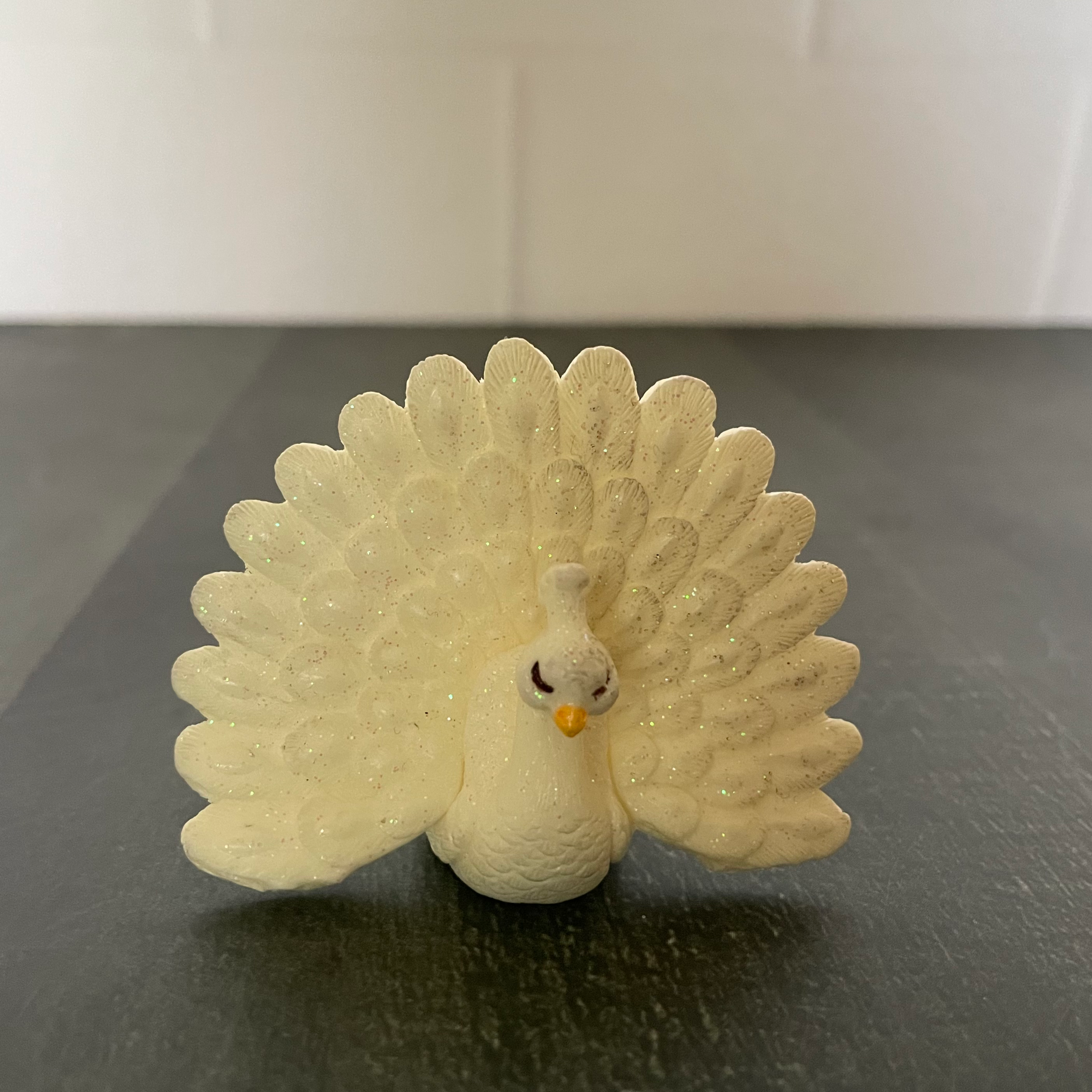 White big Peacock Miniature 231 image 0