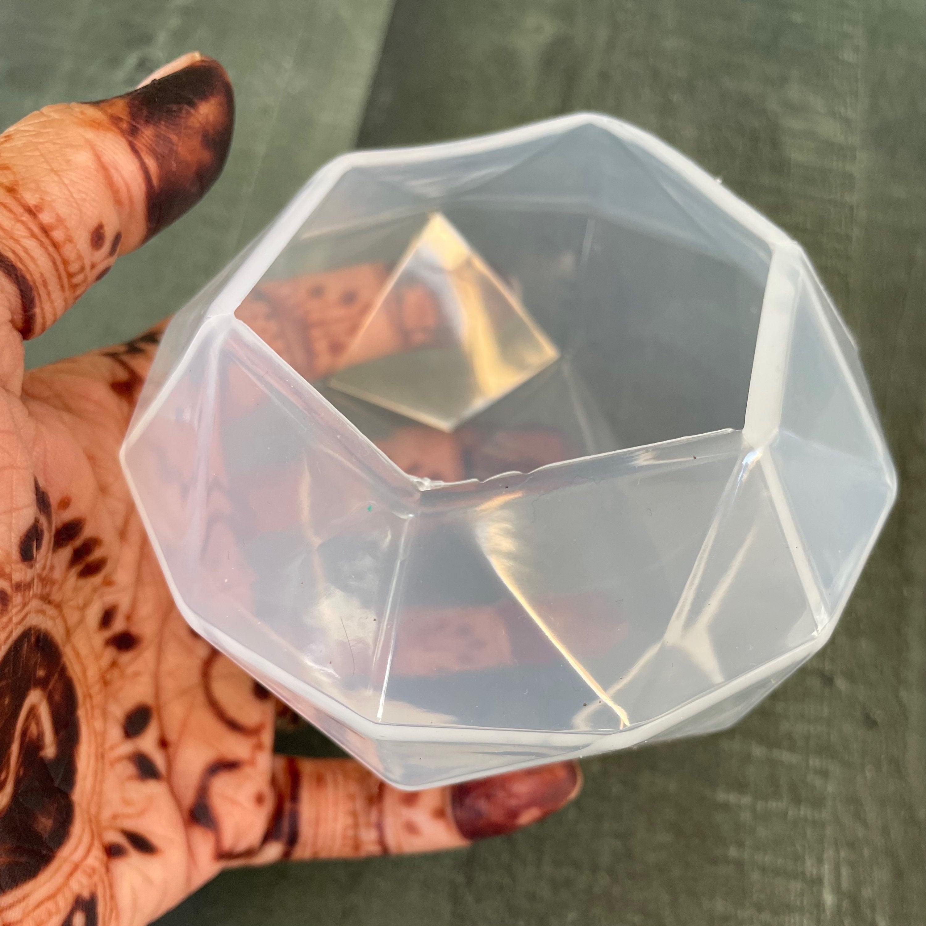3d diamond paper weight mould image 1