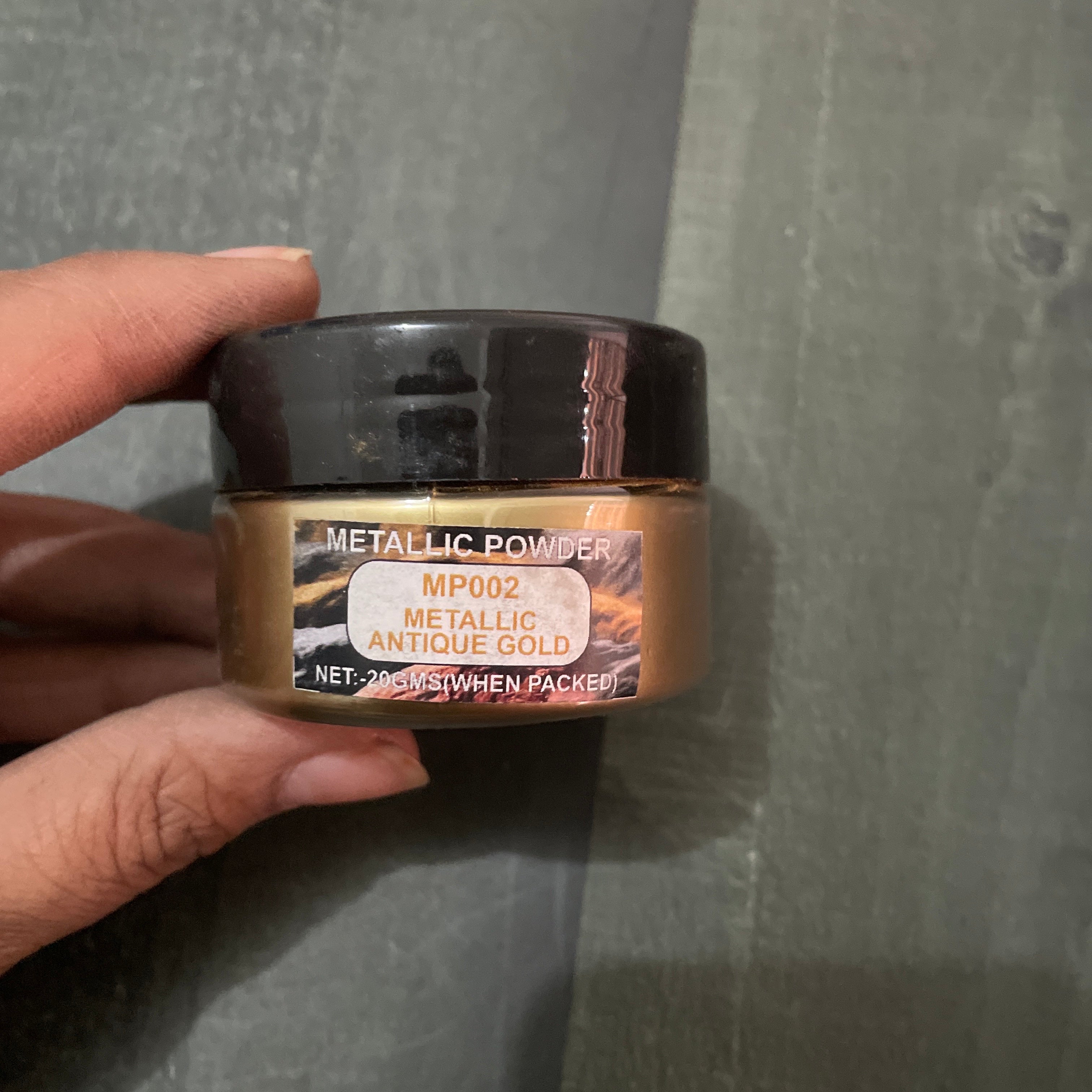 Metalluc Antique Golde Pearl Mica Powder image 0