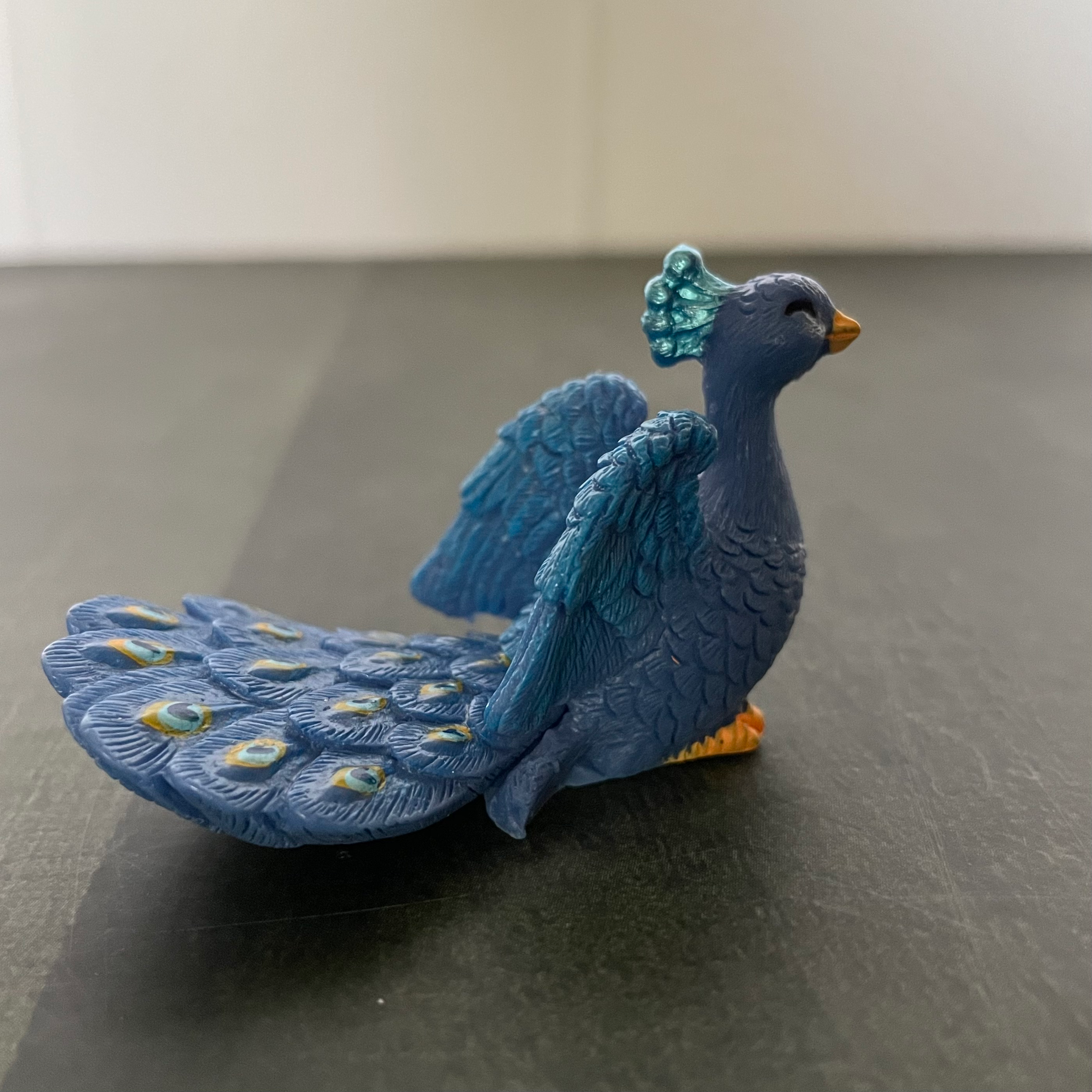 Blue Peacock With Open Wings Miniature 229 image 0