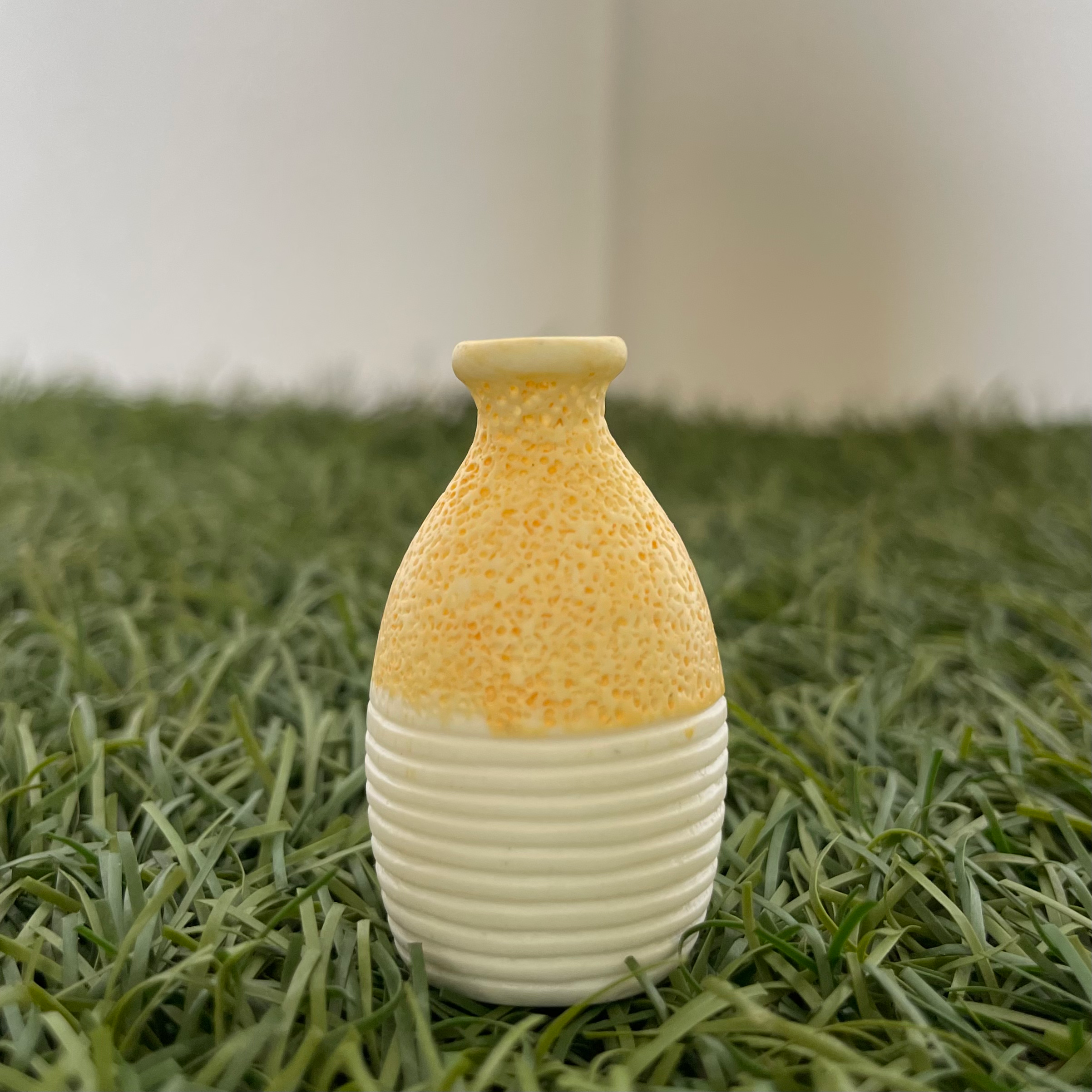 Vase Orange with White Miniature 137 image 0