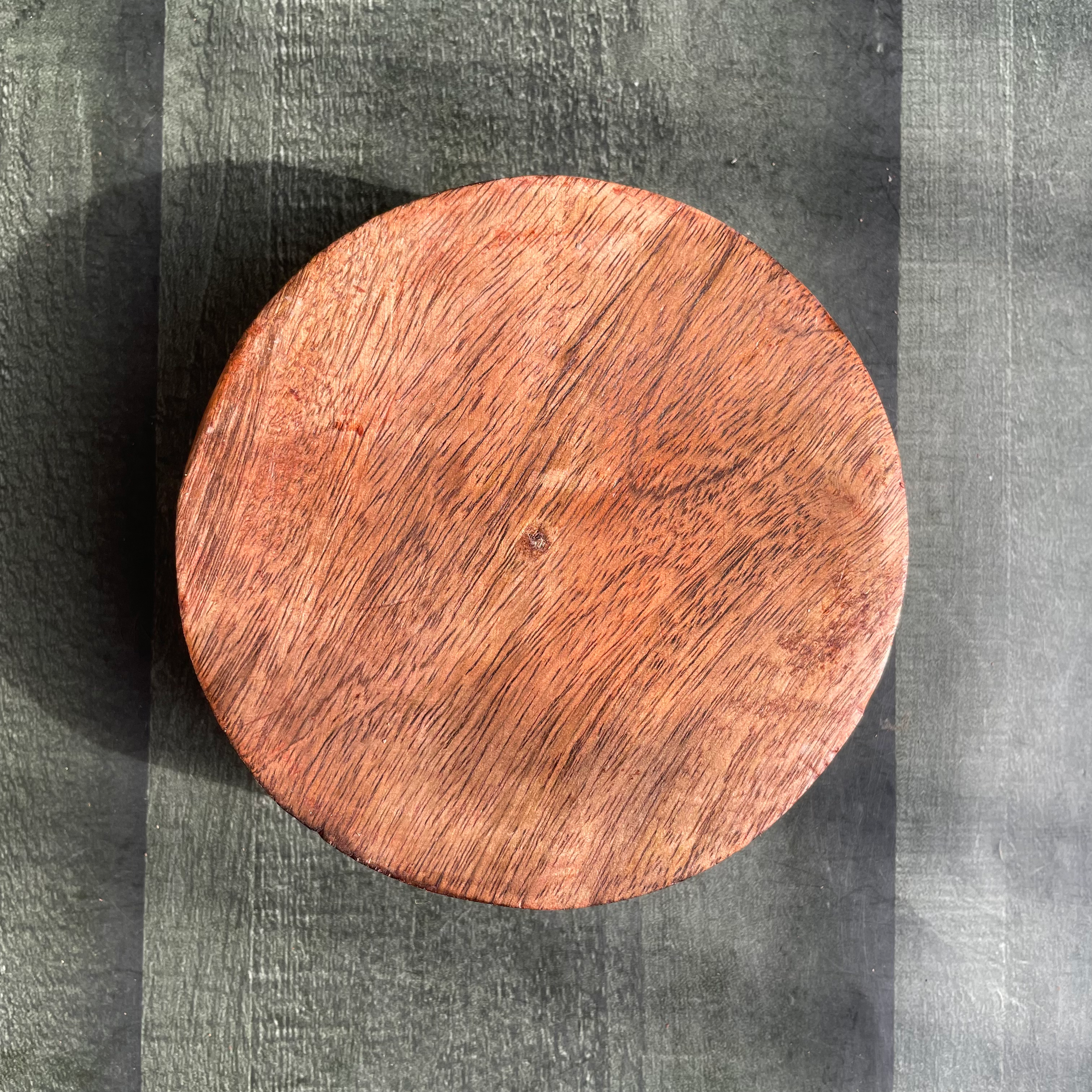 Wooden Candle Round Bowl 5” image 1