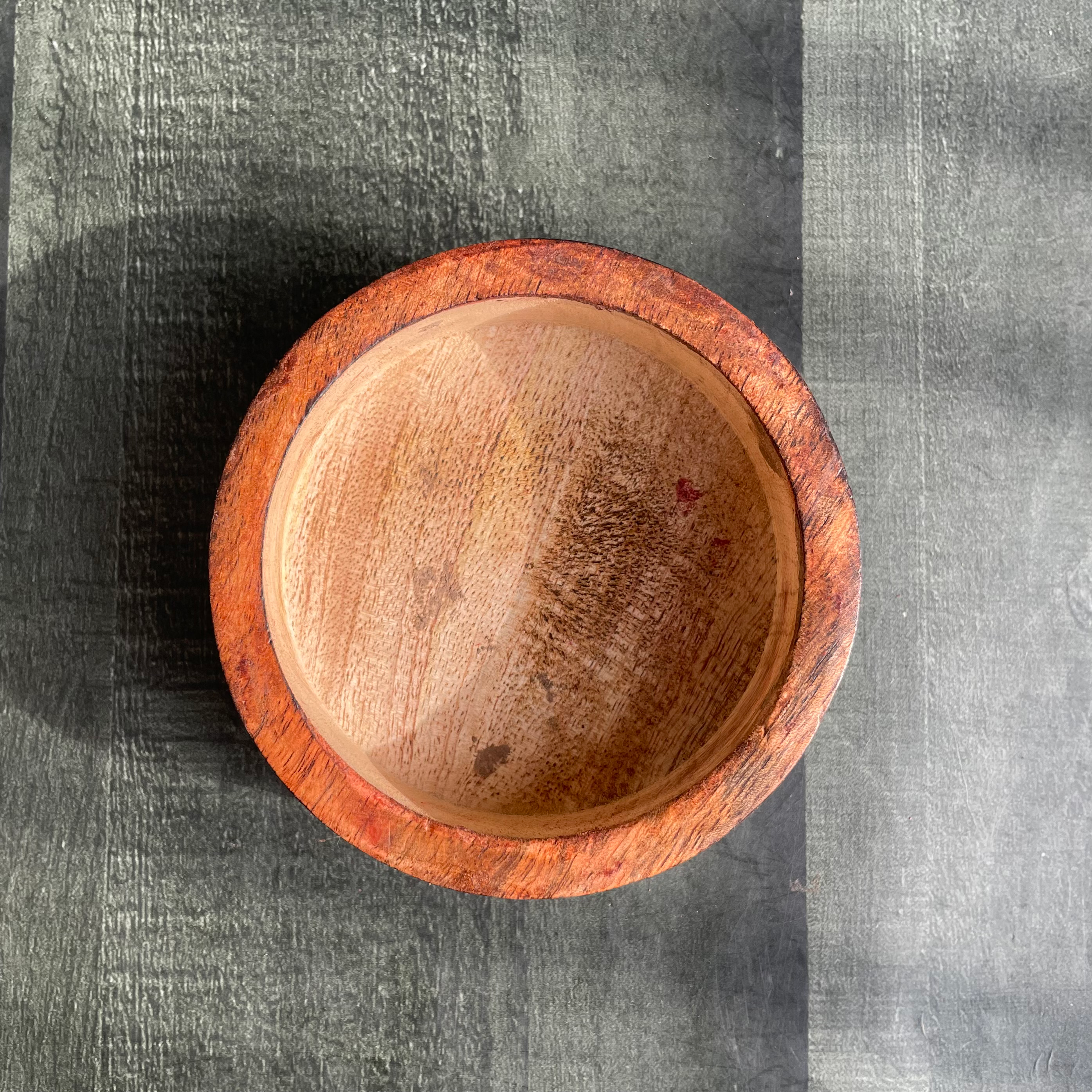 Wooden Candle Round Bowl 4” image 0