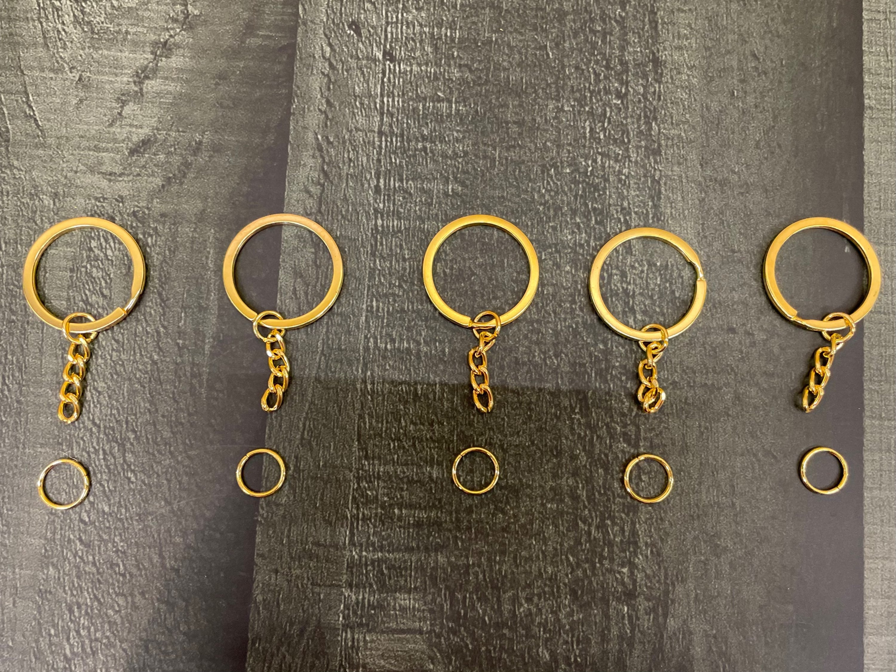Golden Keychain Ring image 0