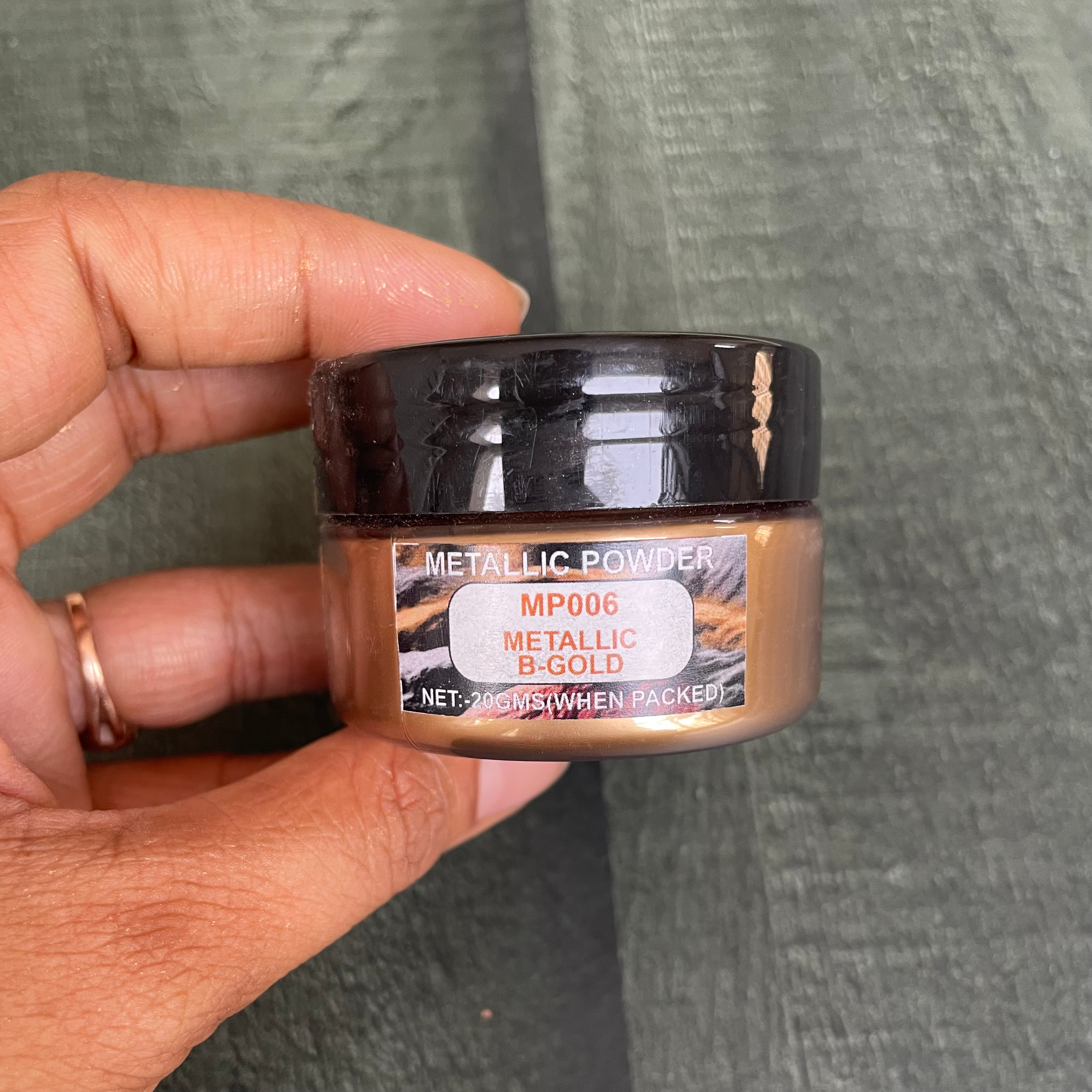 Metallic B-Gold Pearl Powder image 0