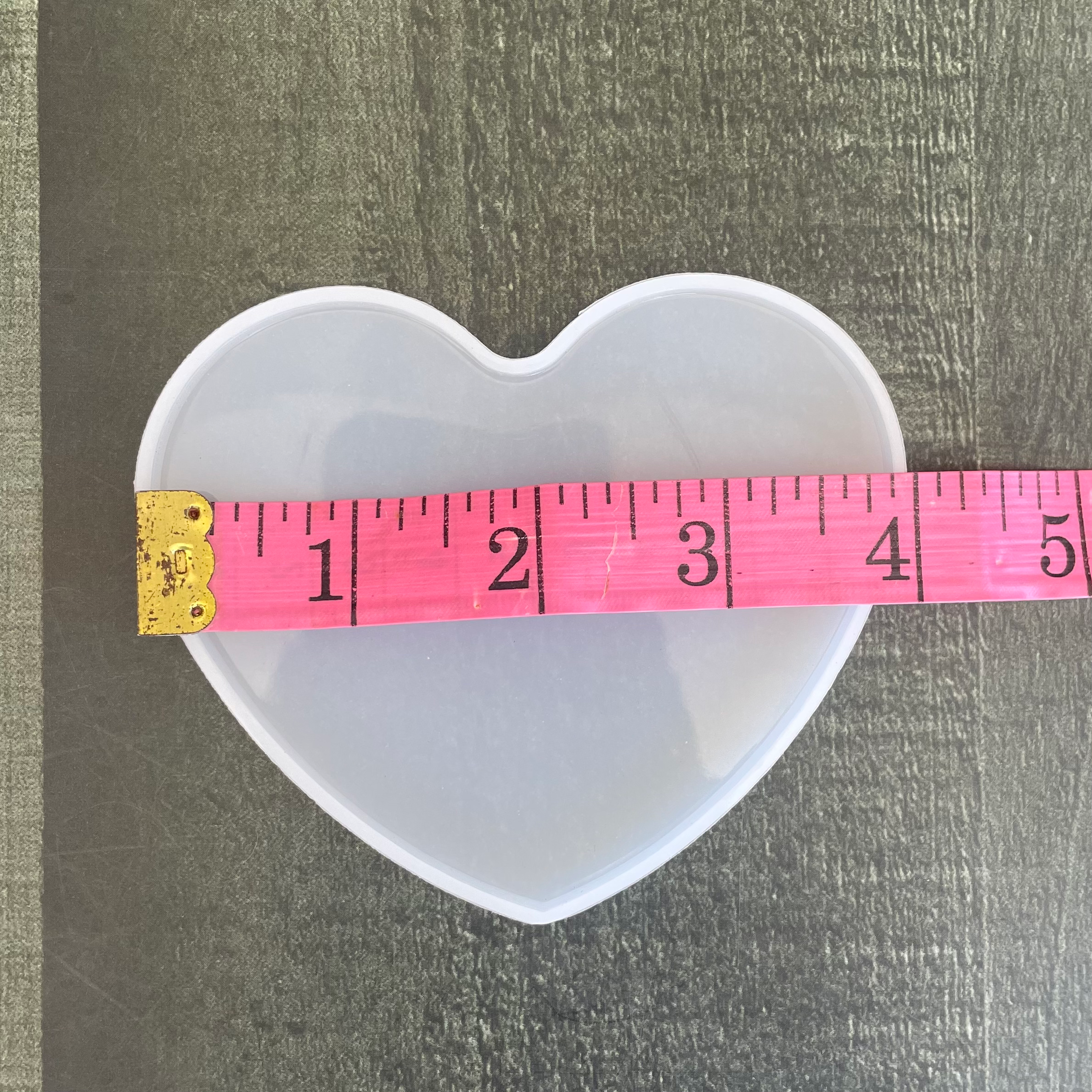 4" heart mould image 1