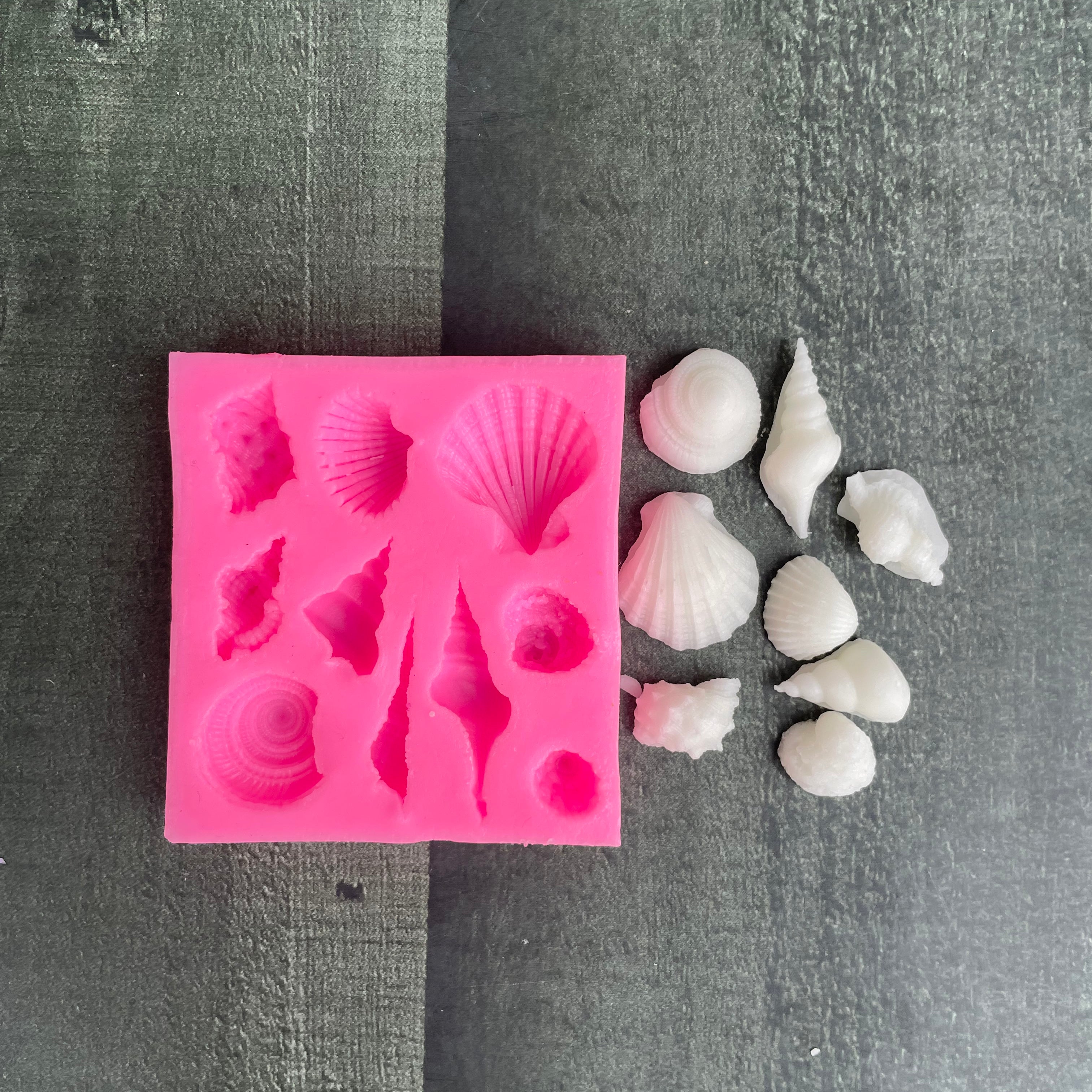10 Cavity Ocean Theme Shell Pendant Jewellery Mould  image 0