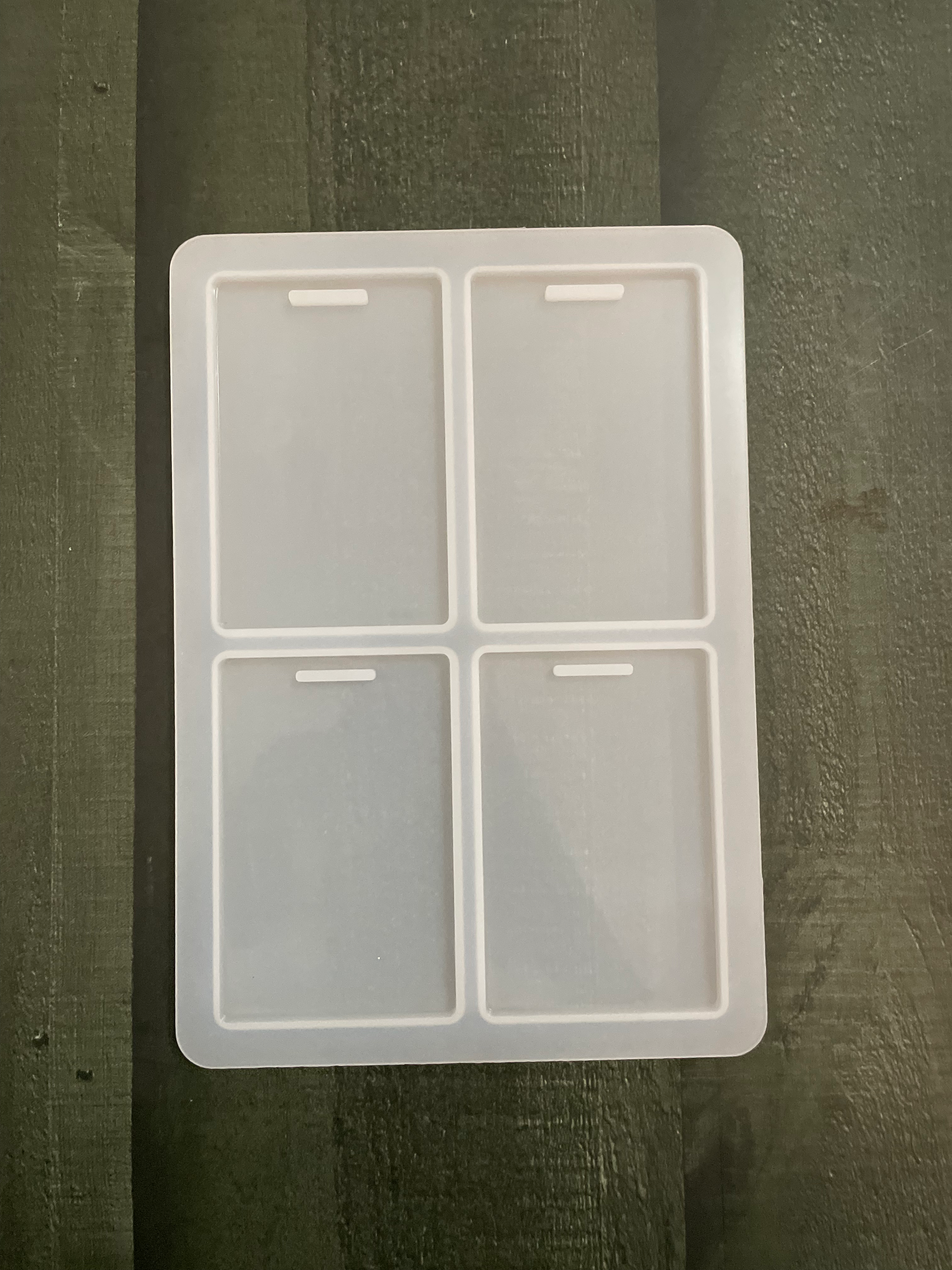 4 Cavity Luggage Tag Mould image 0