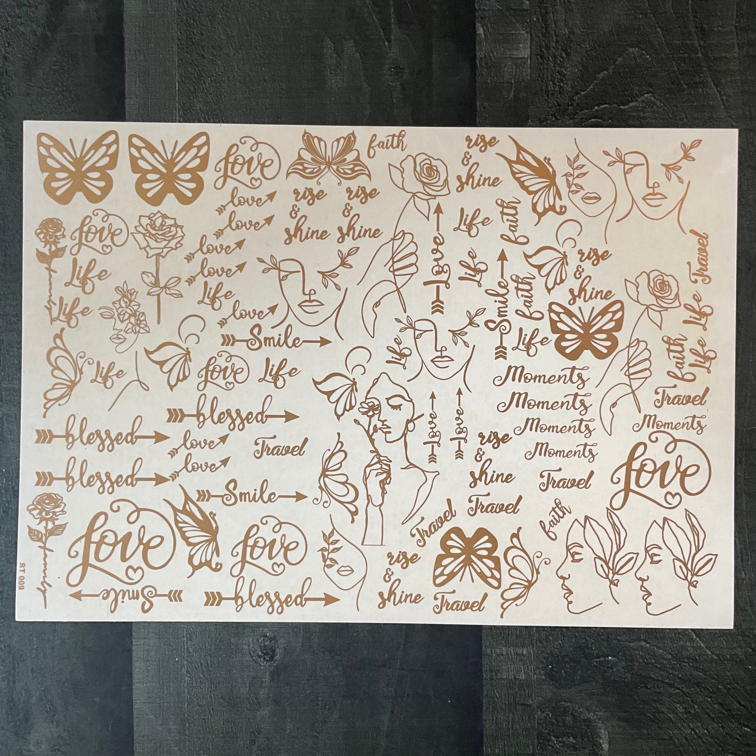 Mix embossed sticker 8 image 0