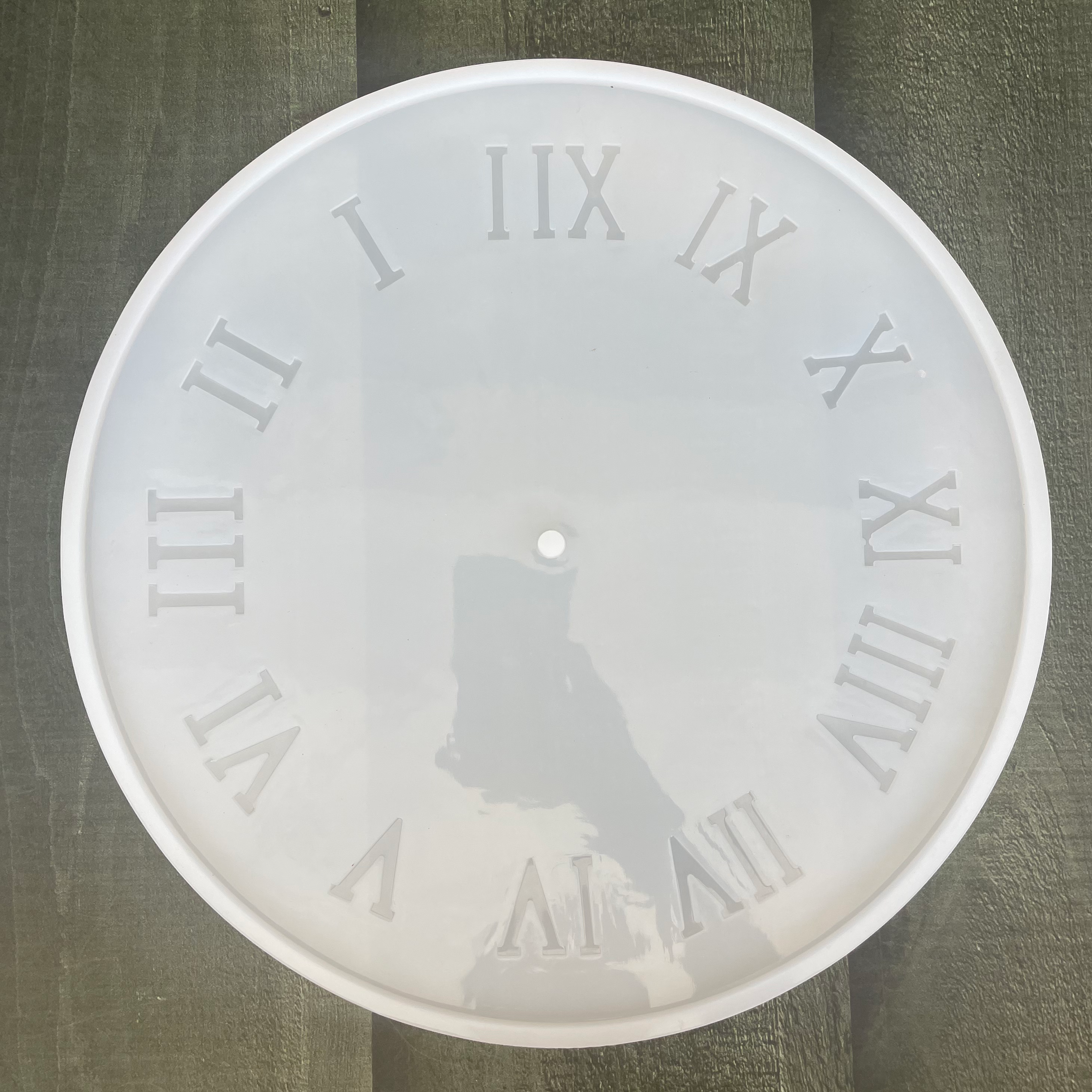 12" roman clock mould image 0