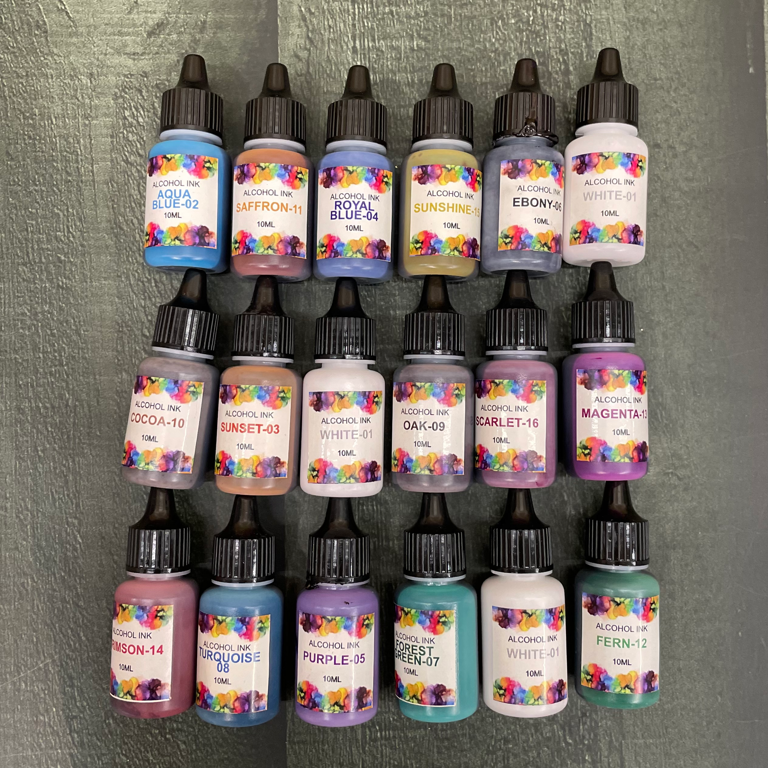 Alcohol ink set of 18 image 0
