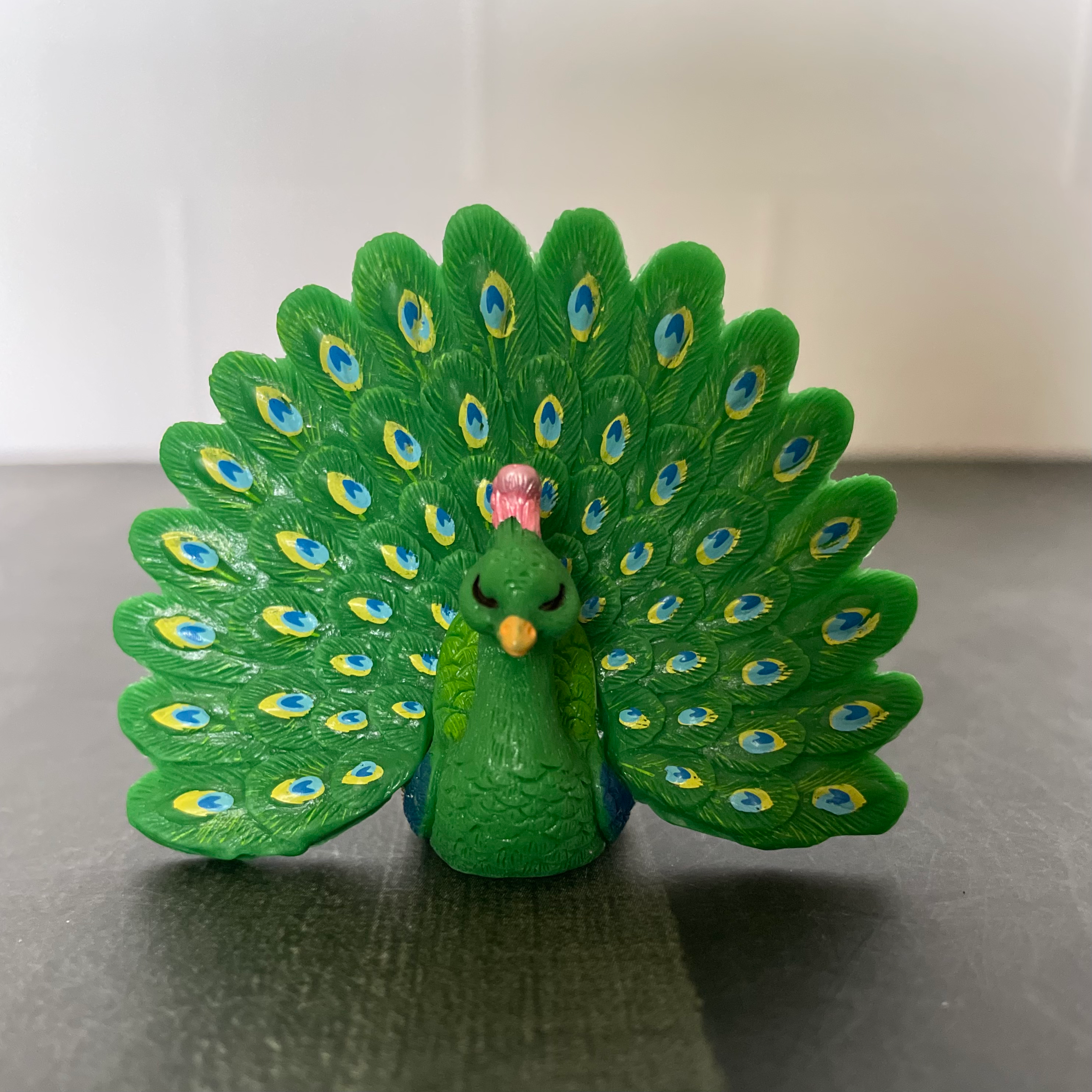 Green Big Peacock Miniature 225 image 0
