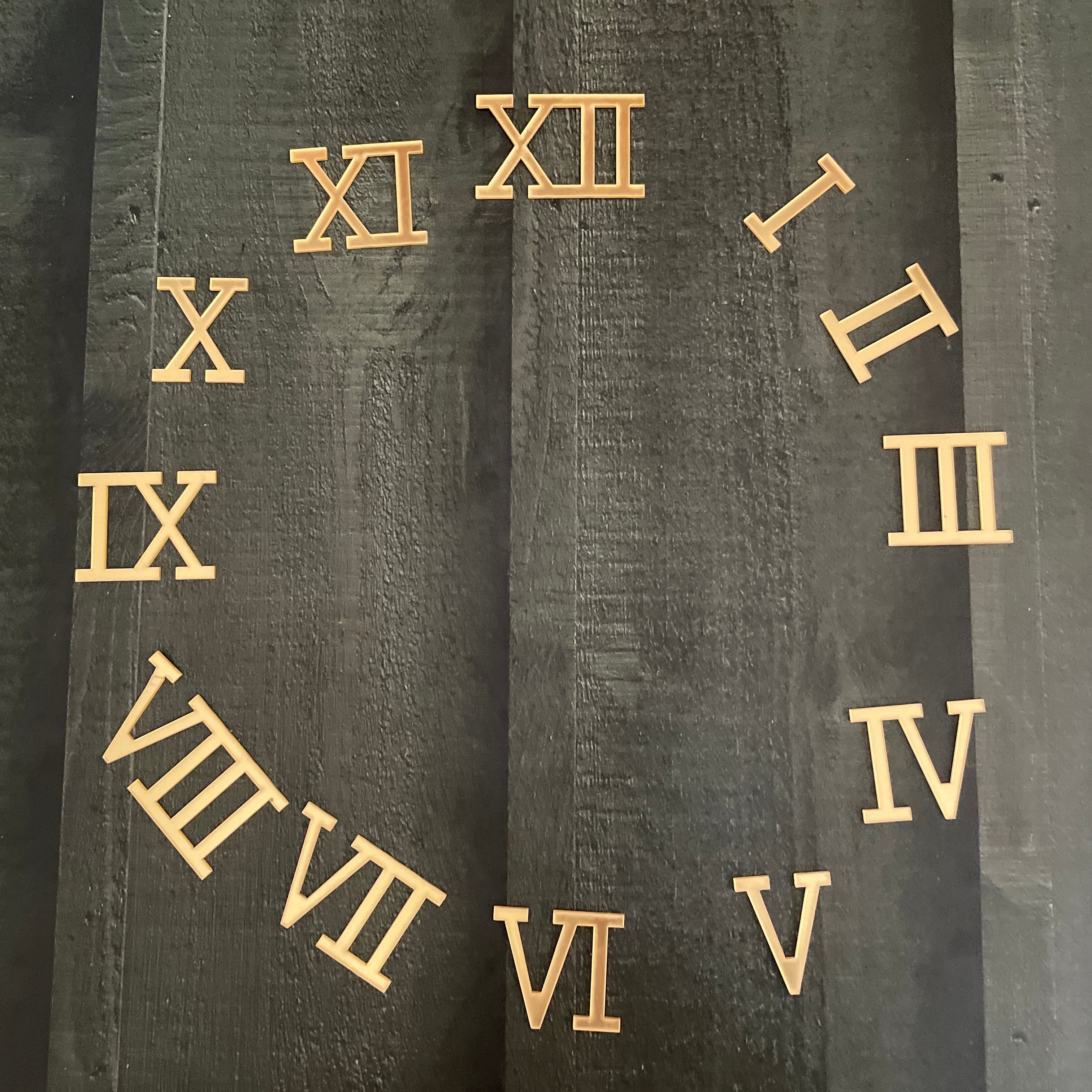 1.5" Roman Clock Numbers image 0