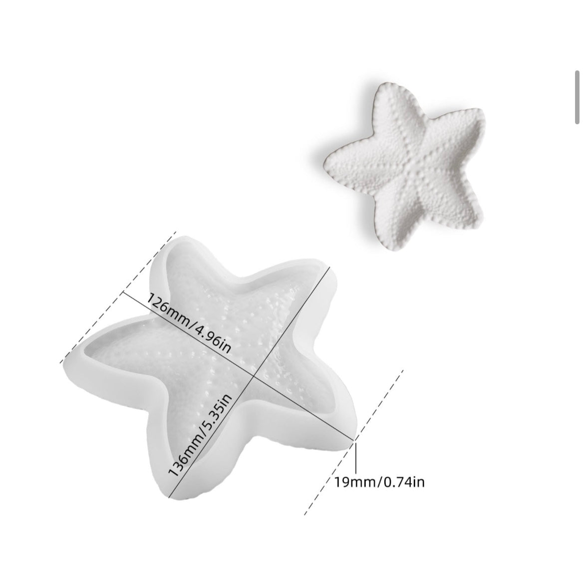 Star Fish Shape Bowl Mould