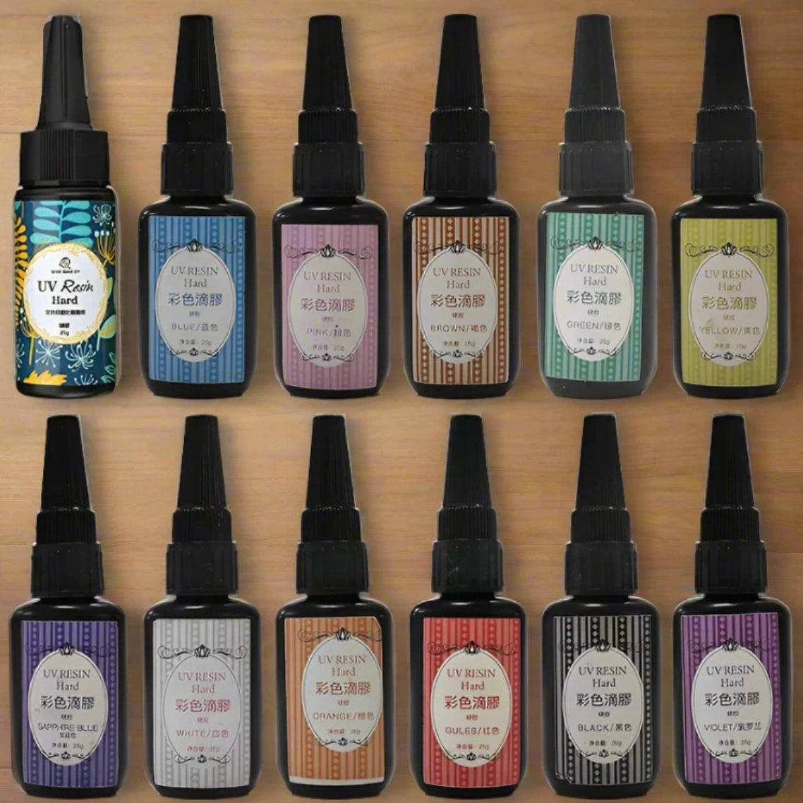 UV Resin Set (12 Colours)