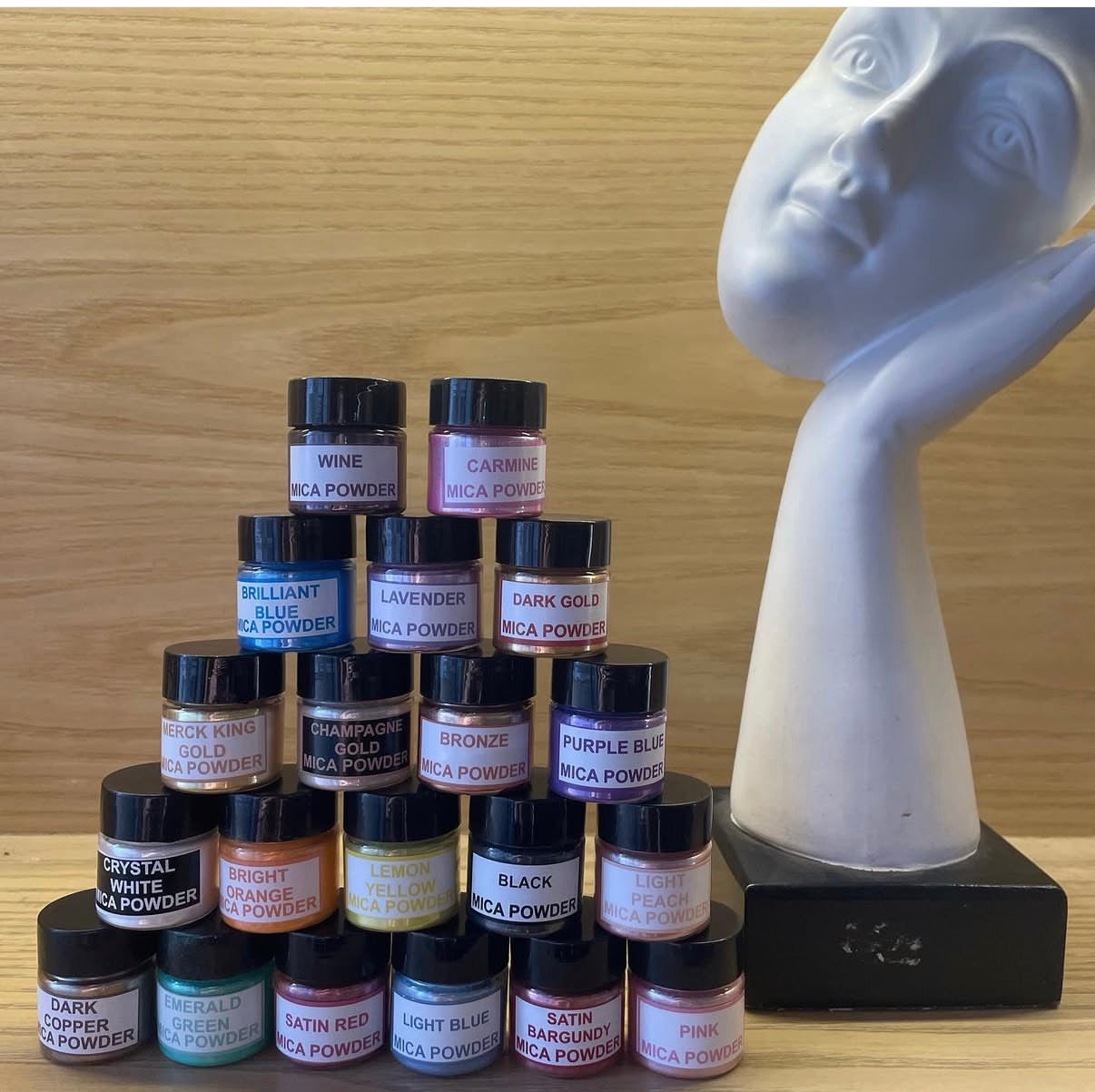 Mica Powder Set of 20