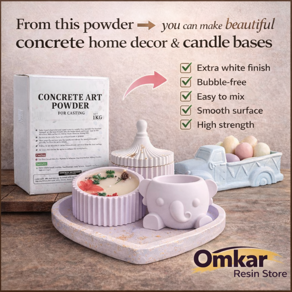 Concrete Art Powder For Casting Candle base 1kg
