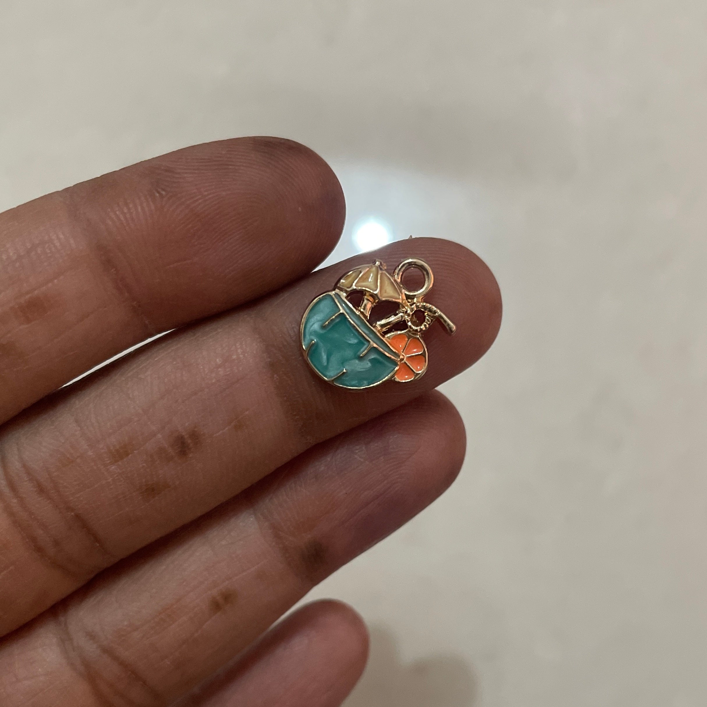 Coconut milk juice charm blue 35 image 0