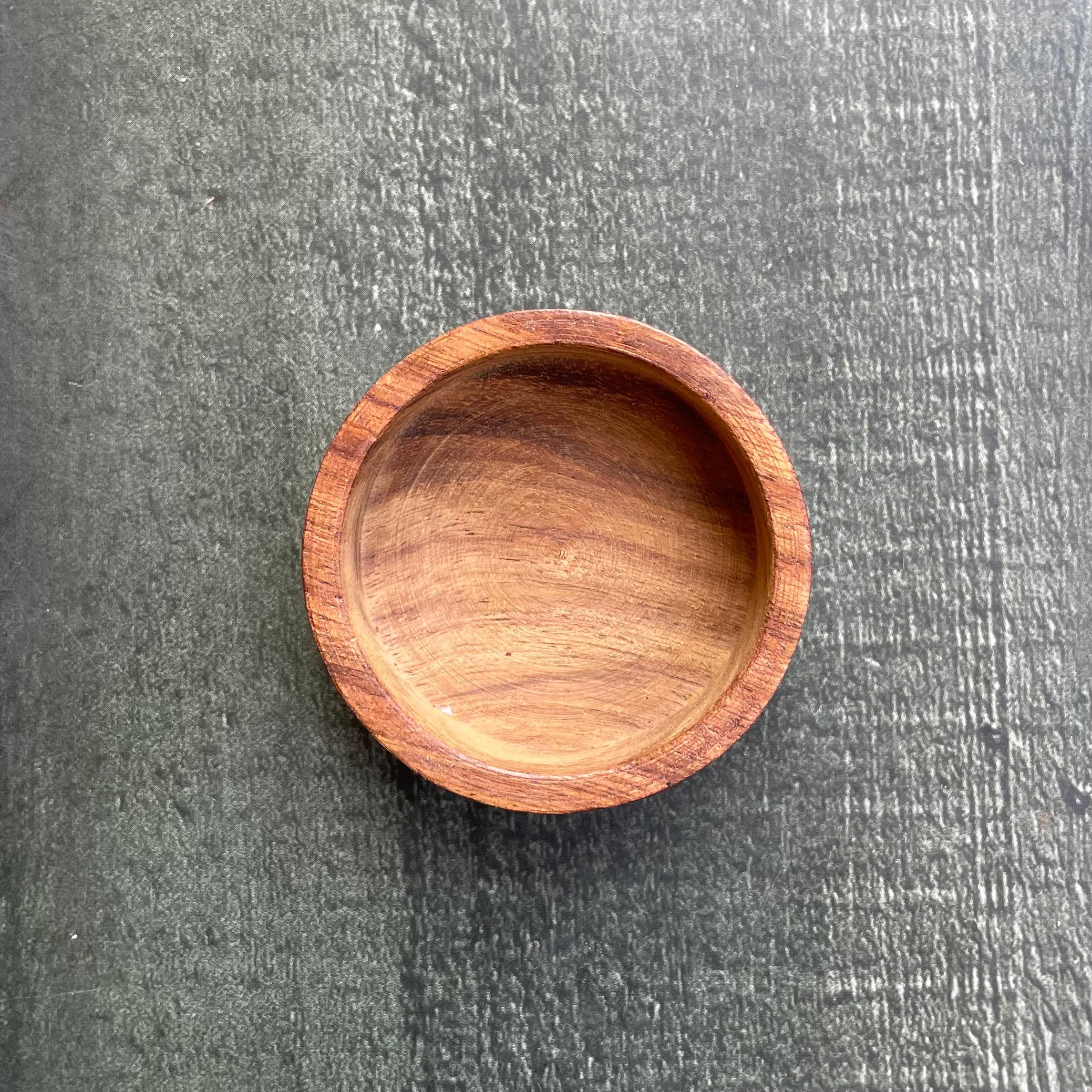 Small Round Candle Wooden Base  image 0