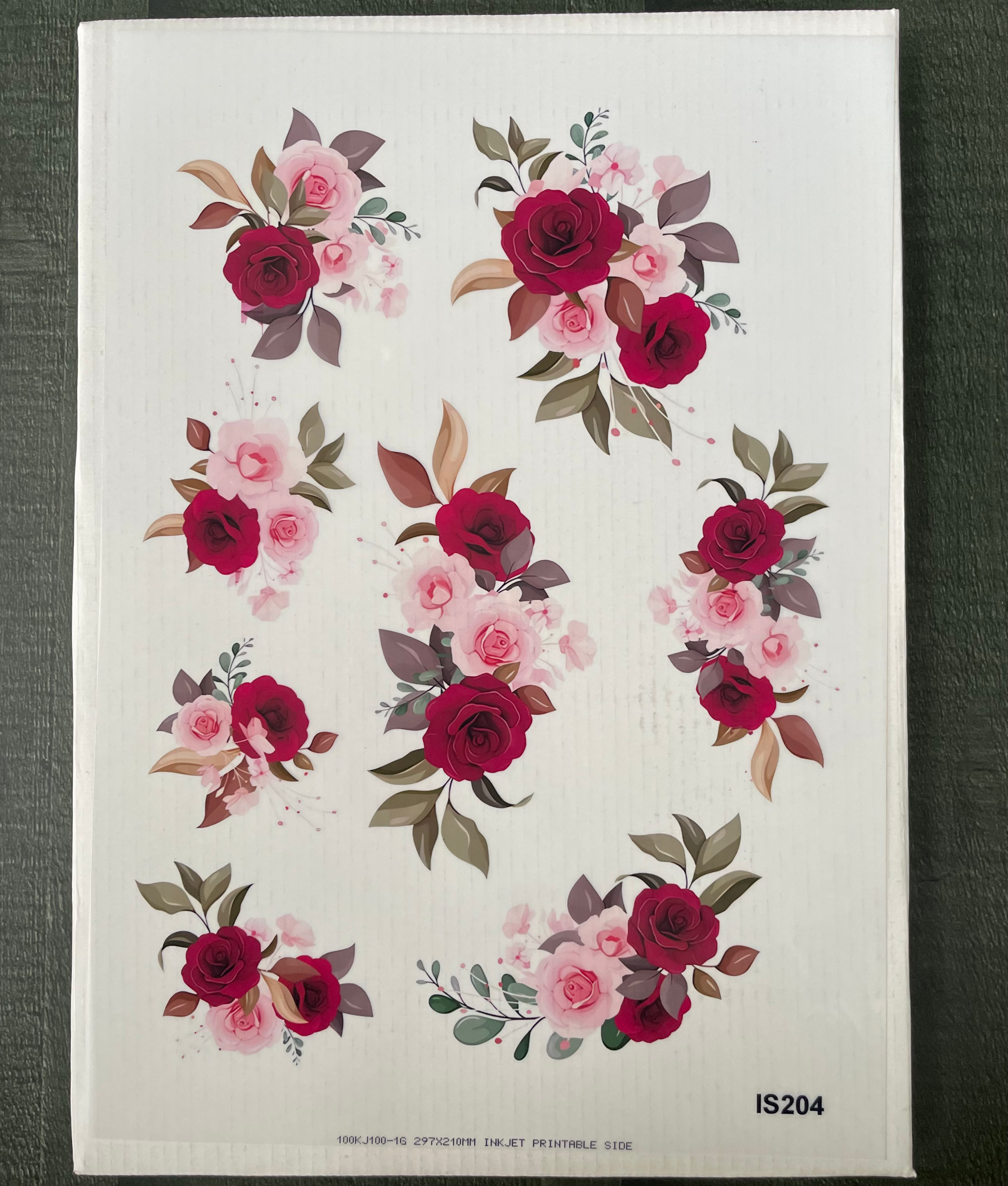 Floral Design Insert Sheet/ Trasparent Sheet 4 image 0