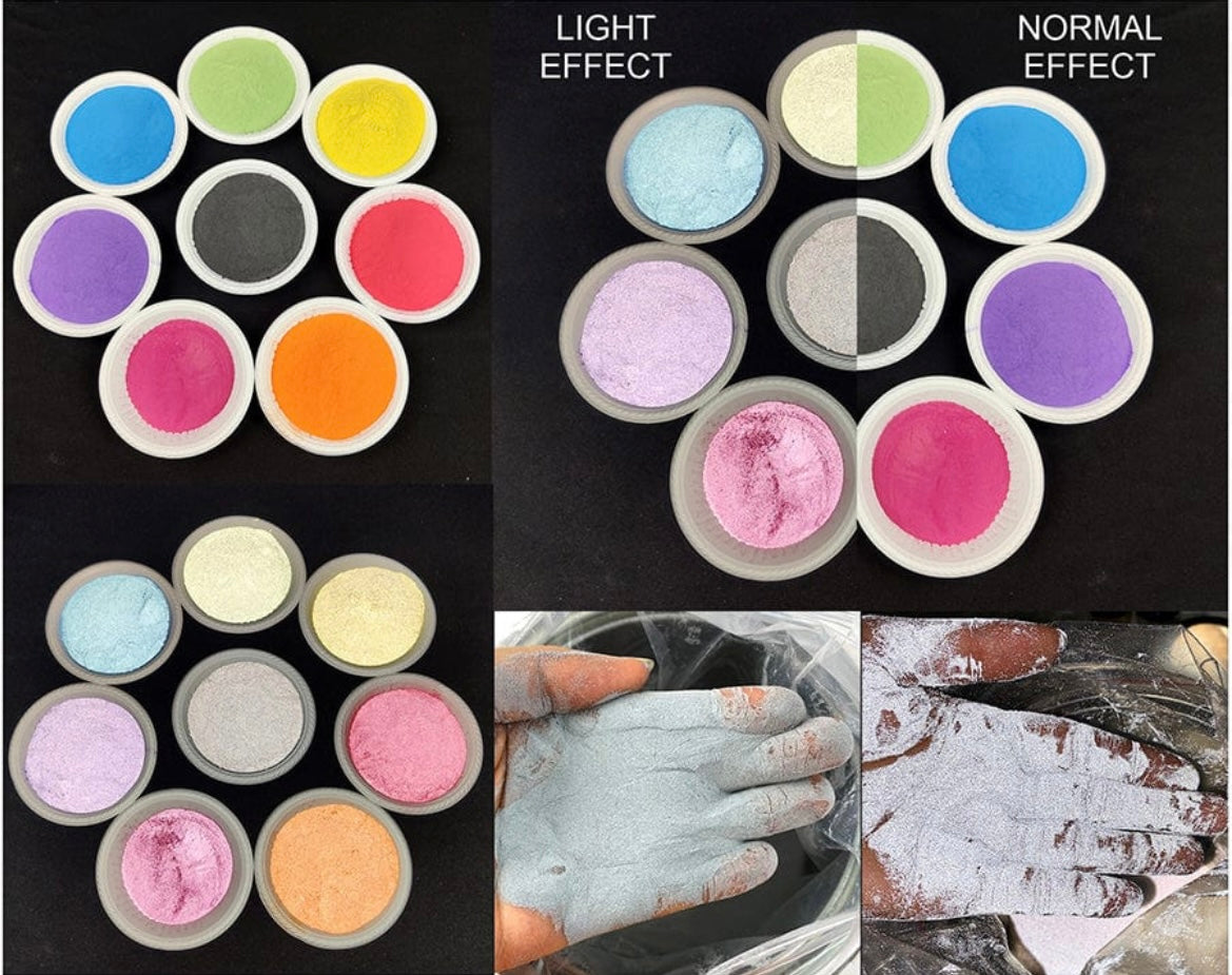 9 in 1 reflective pearl mica powder image 0
