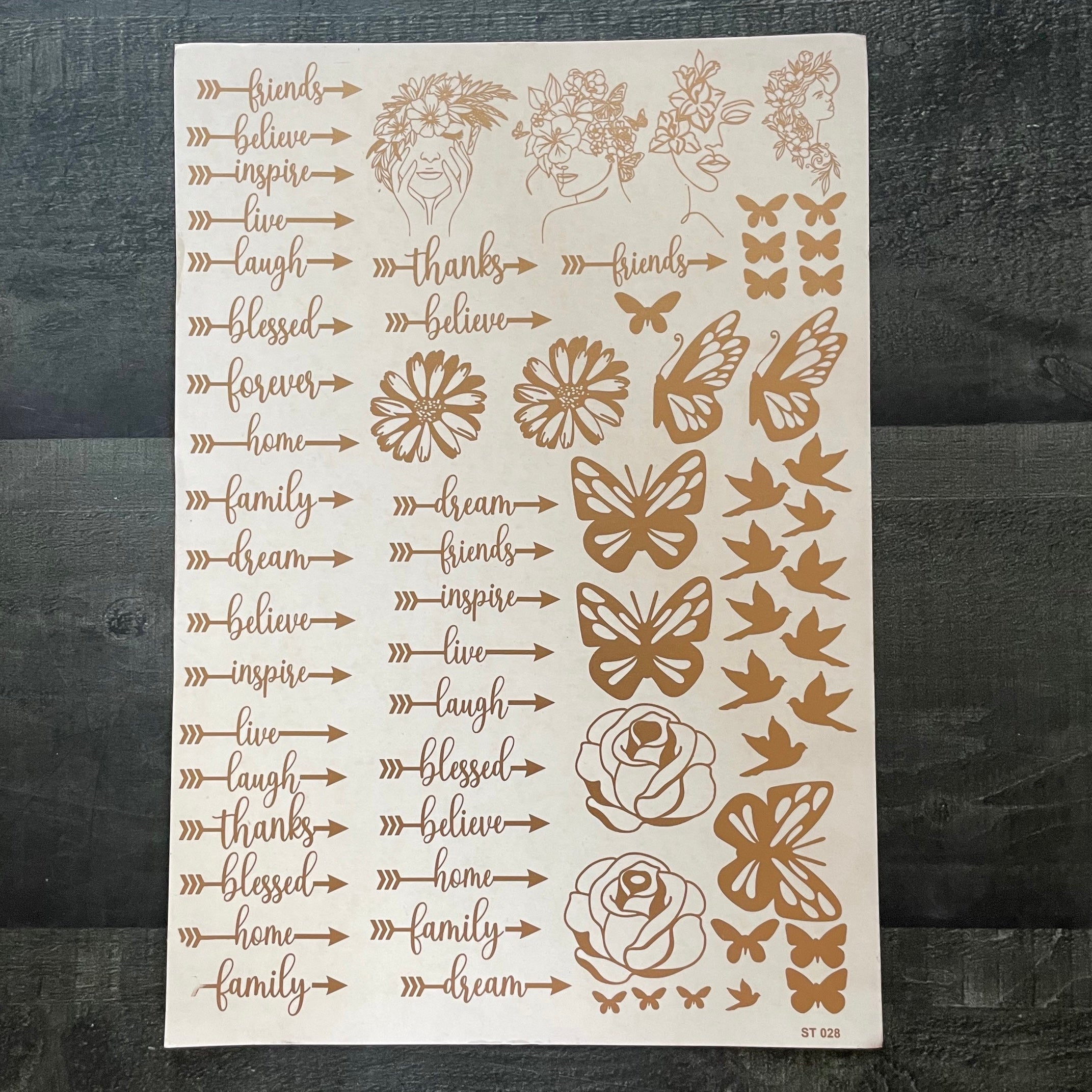 Mix embossed sticker 33 image 0