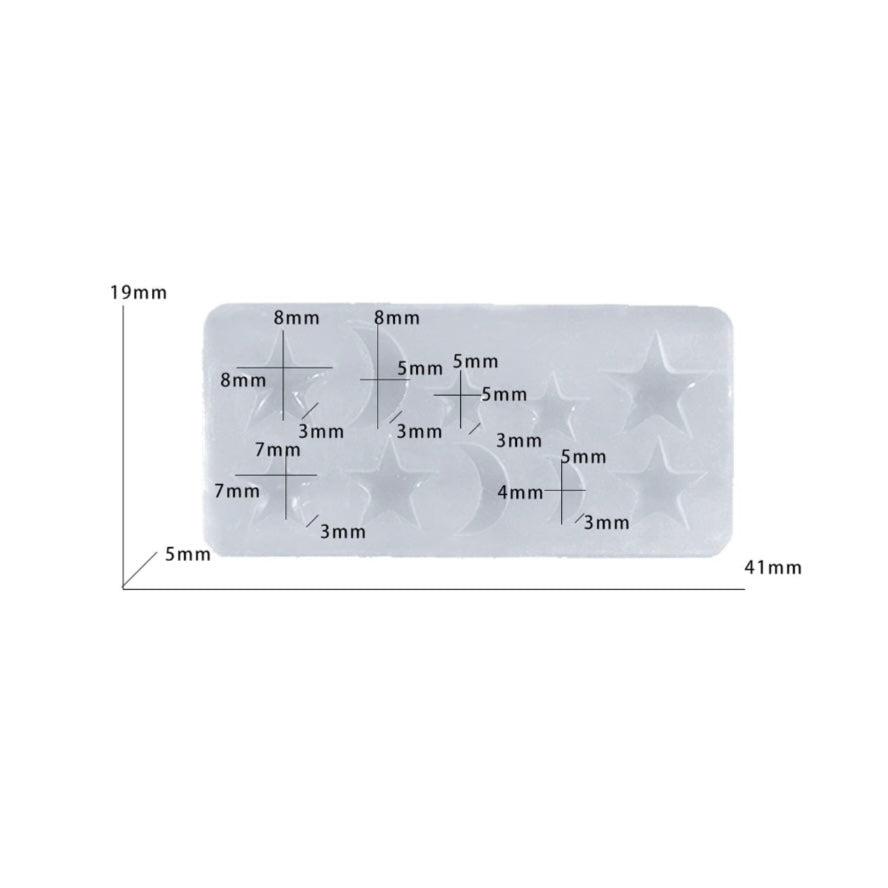 Star Moon stone Mould image 1