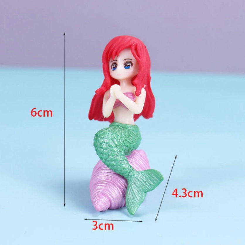 Mermaid seating on shell miniature 13 image 0