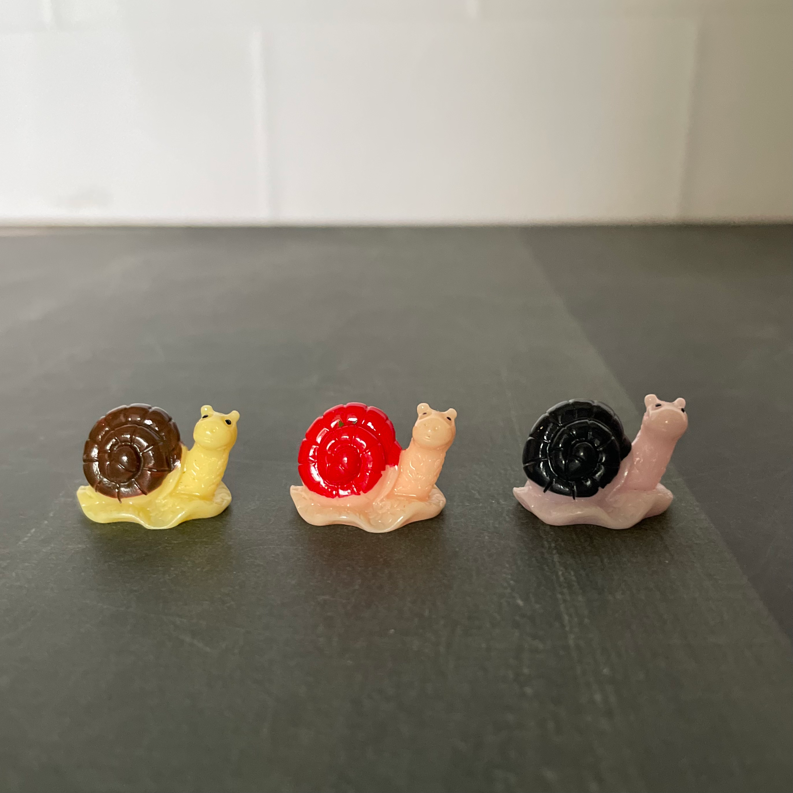 Snail set of 3 Miniature 244 image 0