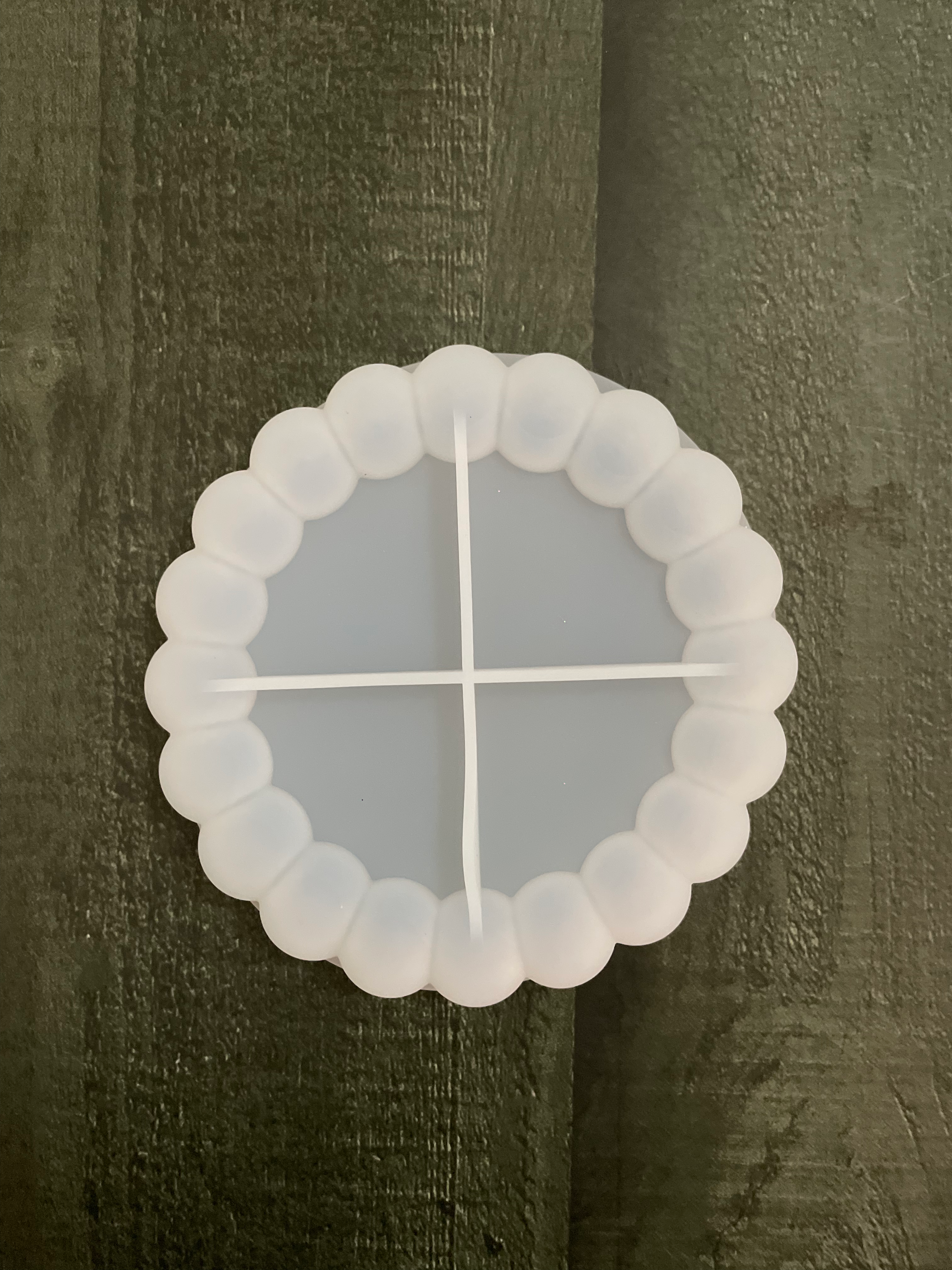 Round Shape with Round Bubble Border Mould image 0