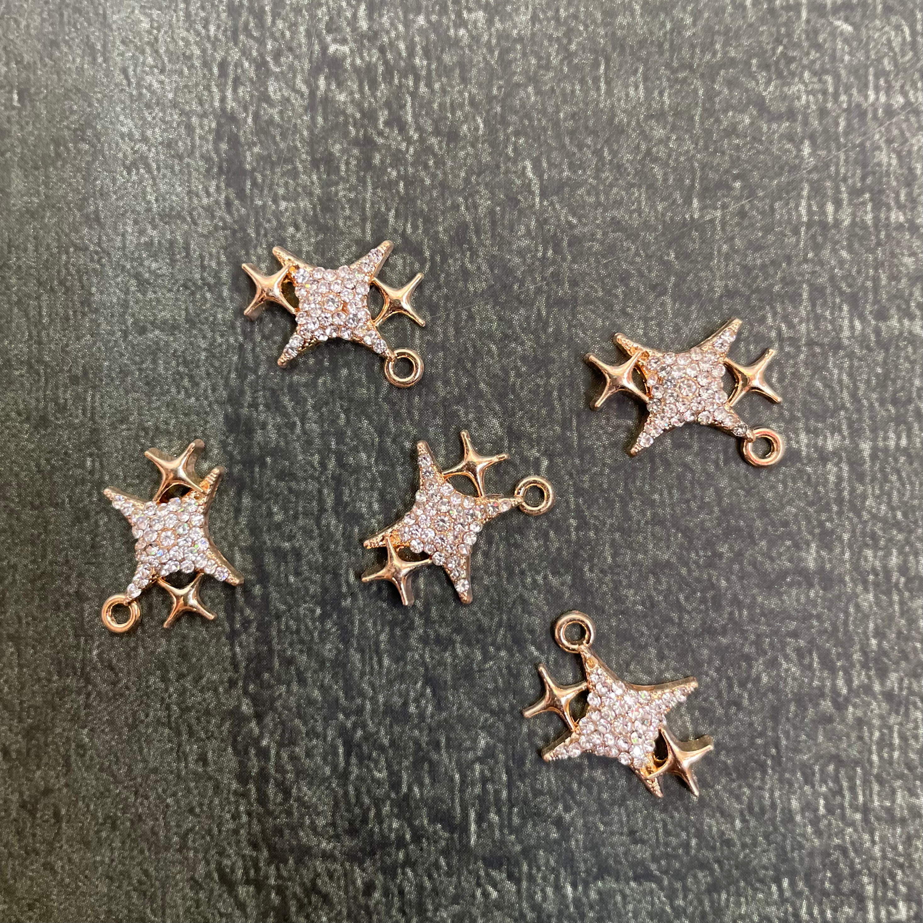 Star gold with diamond charm 3 image 0