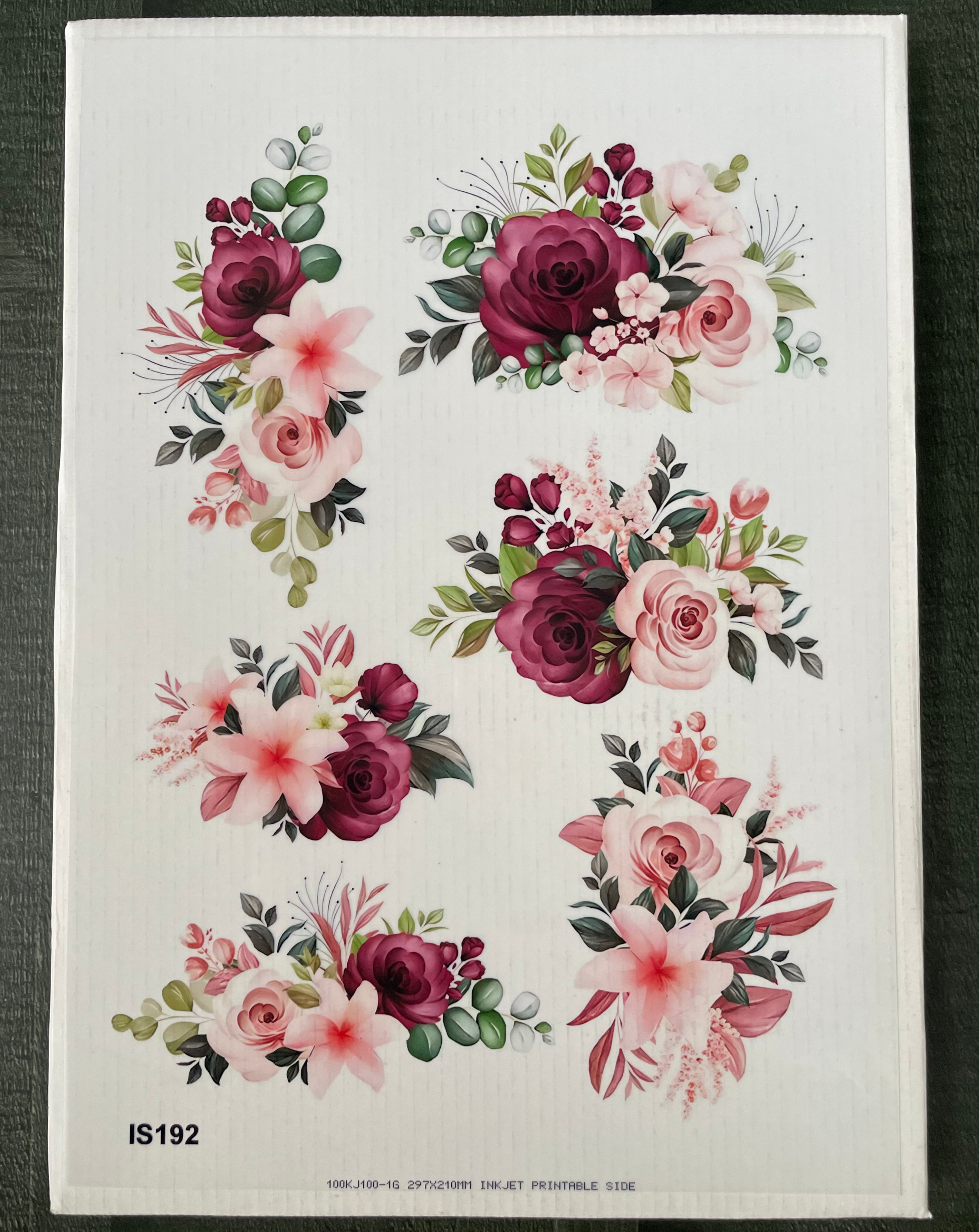 Floral Design Insert Sheet/ Trasparent Sheet 5 image 0