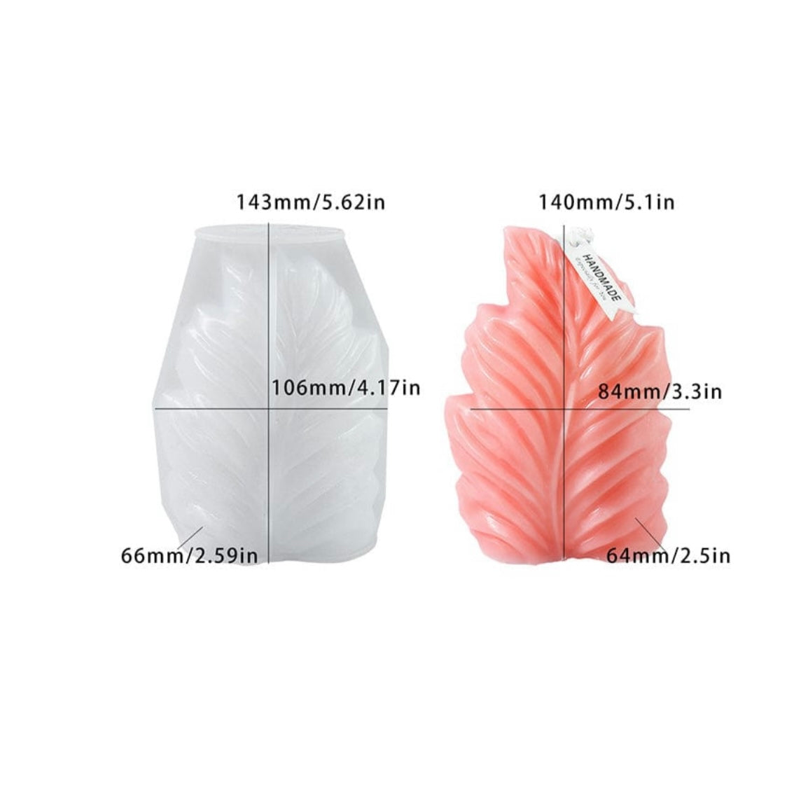 Leaf Candle Mould image 0