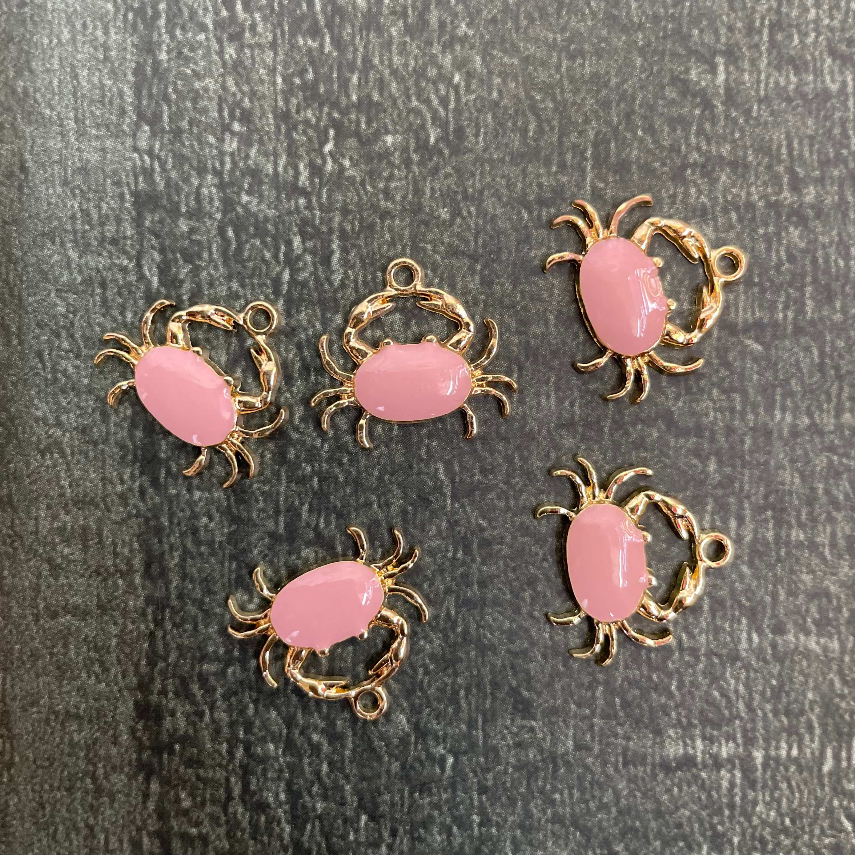 Pink crab charm 21 image 0